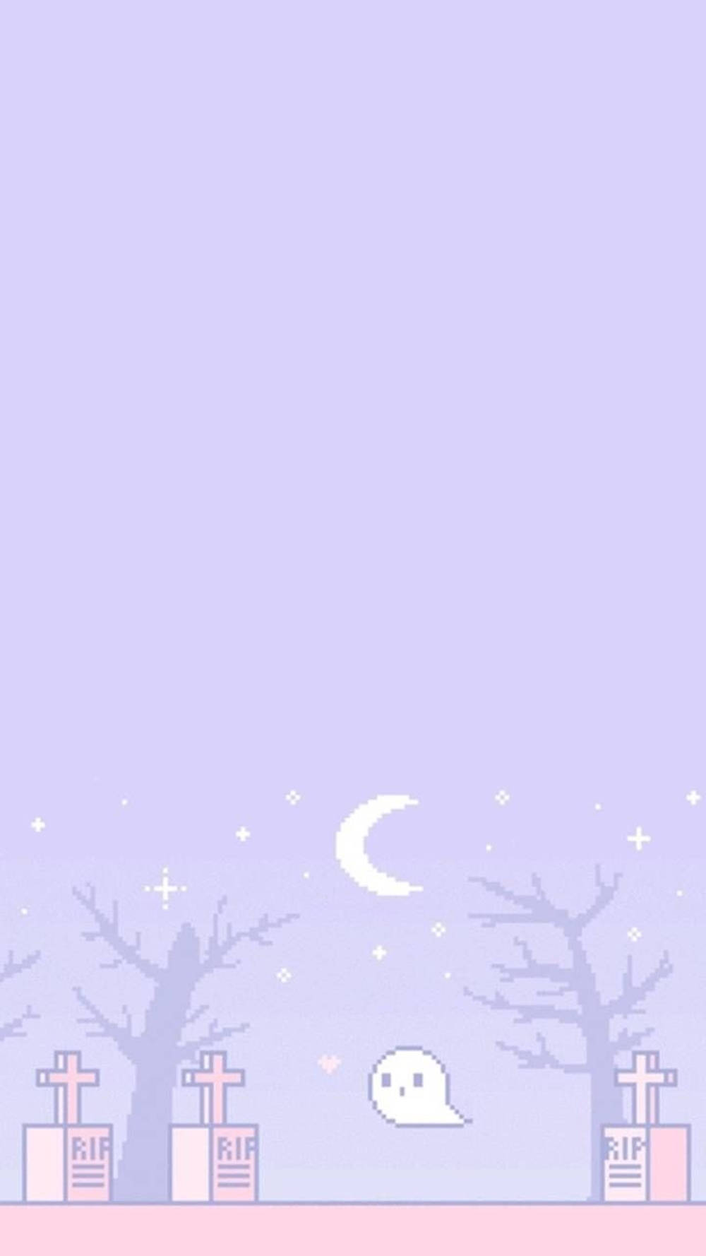 blue sky cemetery, ghost, pink tombstones, HD Phone Wallpaper