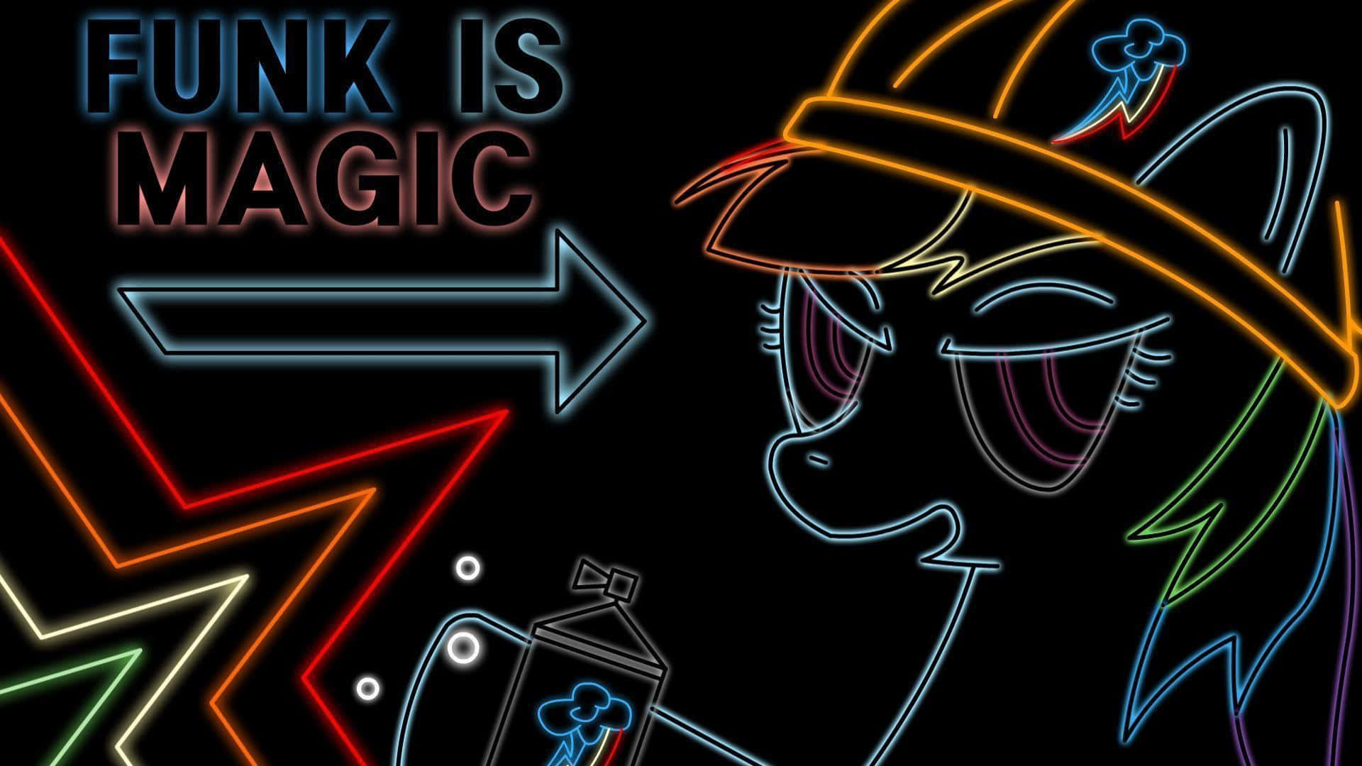 neon-lit, cartoon pony, cap, Full HD Desktop Wallpaper