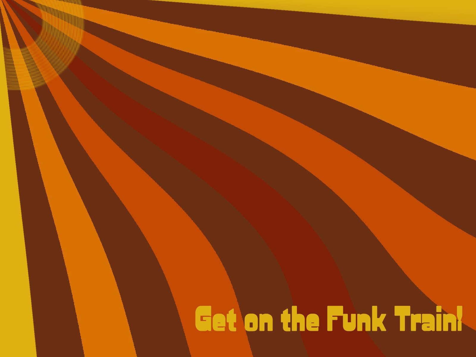 Funk, retro sunburst pattern, warm orange brown tones, HD Desktop Wallpaper
