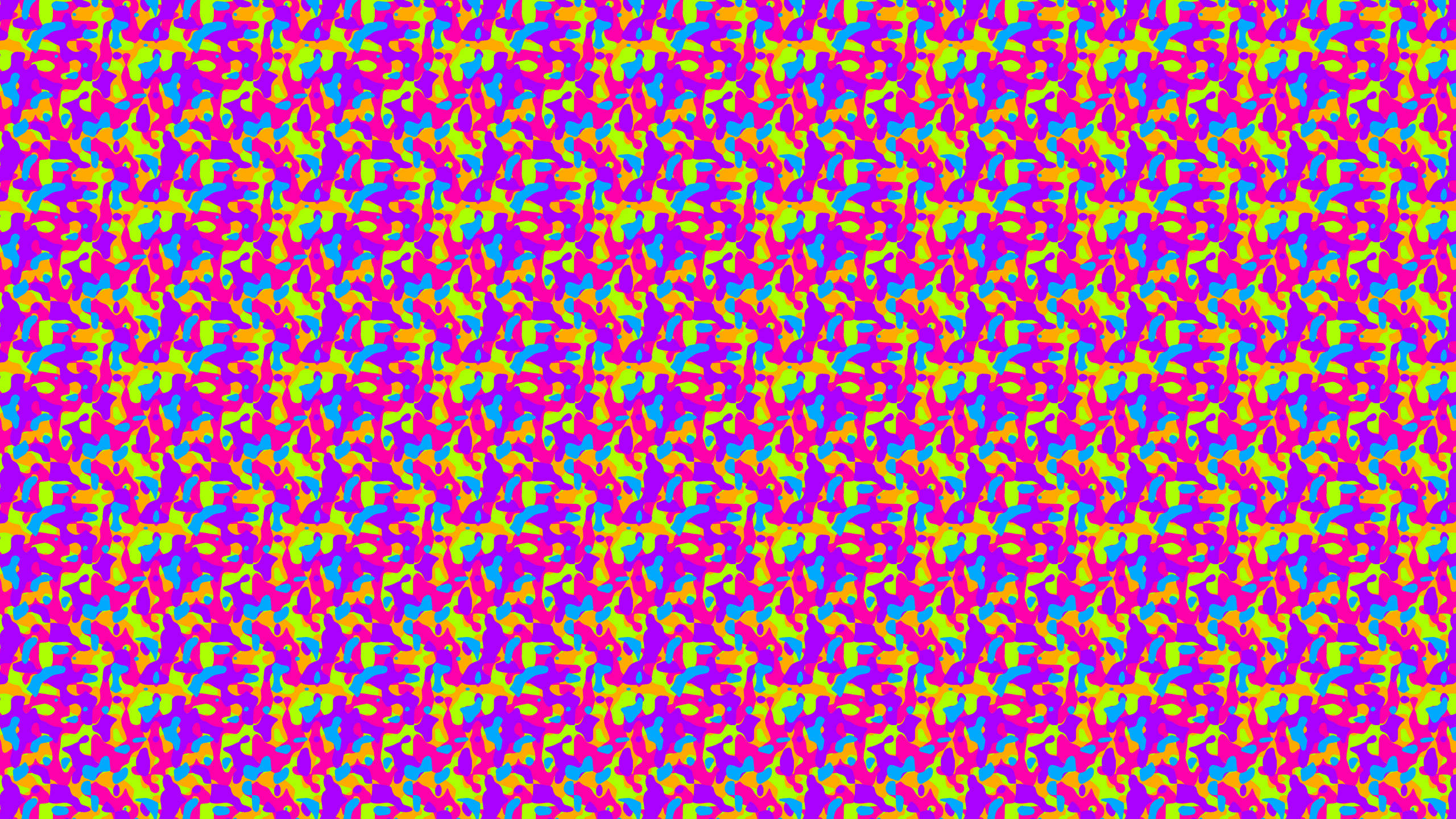 neon pink, purple, lime green, 2K Desktop Wallpaper