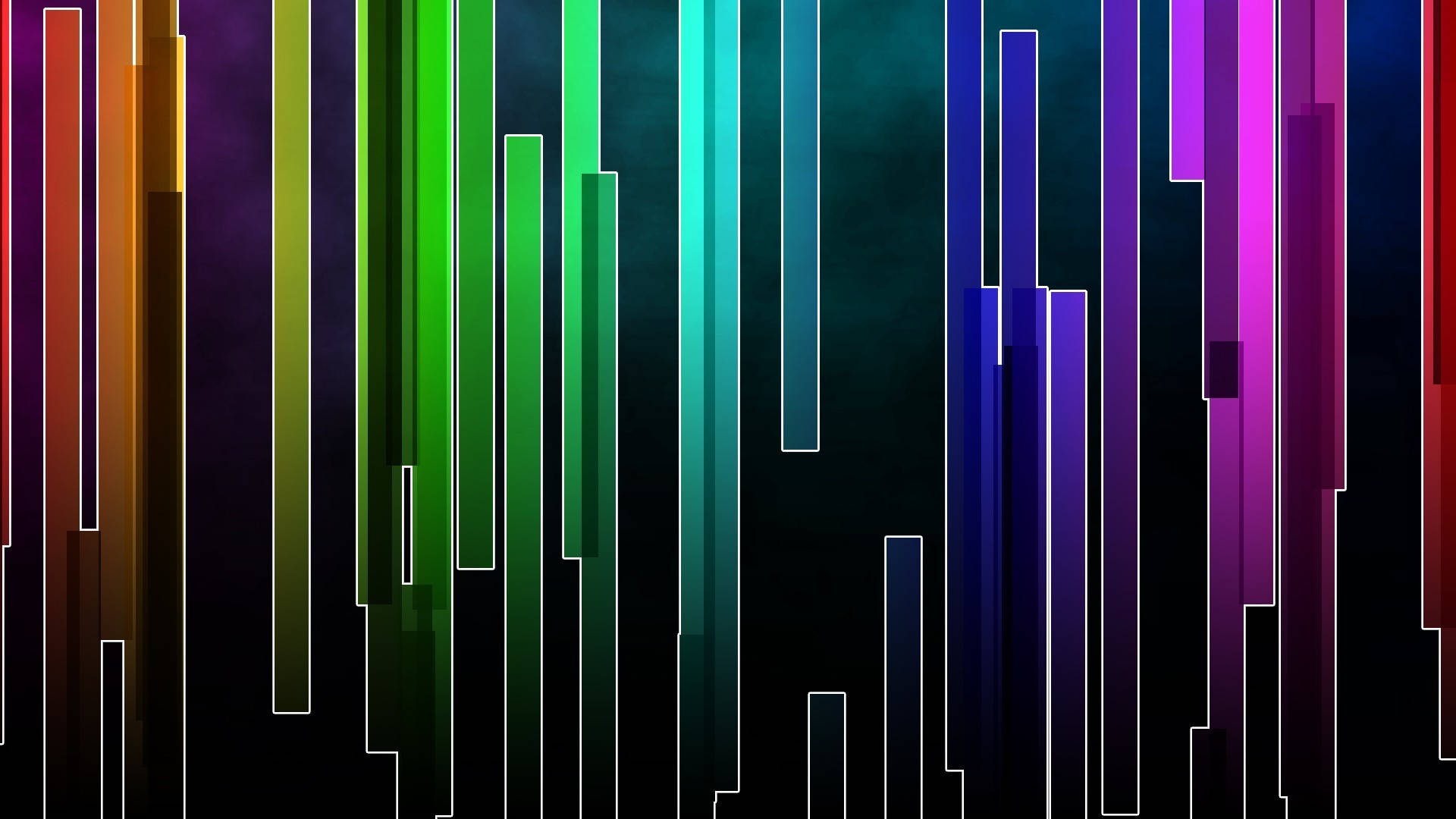 Funky, multicolored bars, neon bars, Full HD Desktop Wallpaper