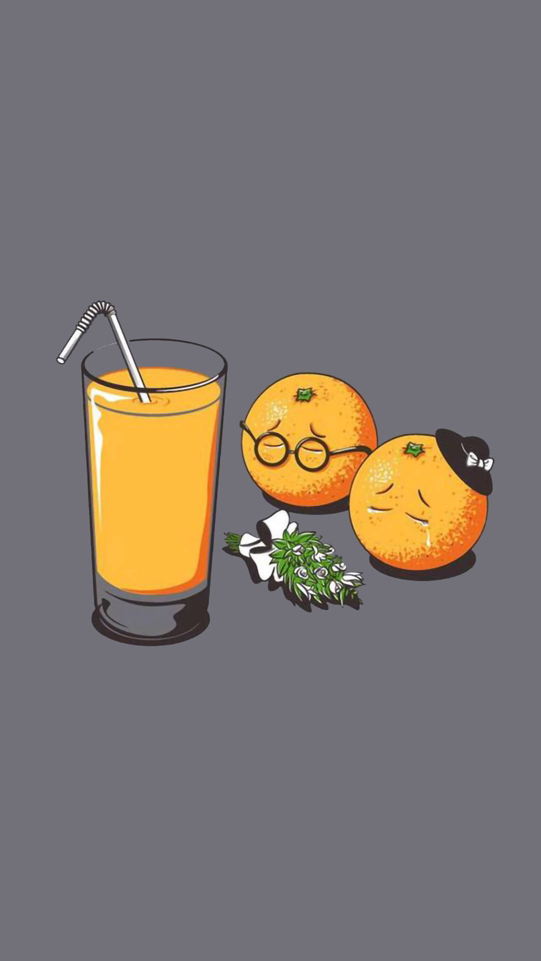 funny aesthetic mourning juice, orange juice, straw, Full HD Phone Wallpaper