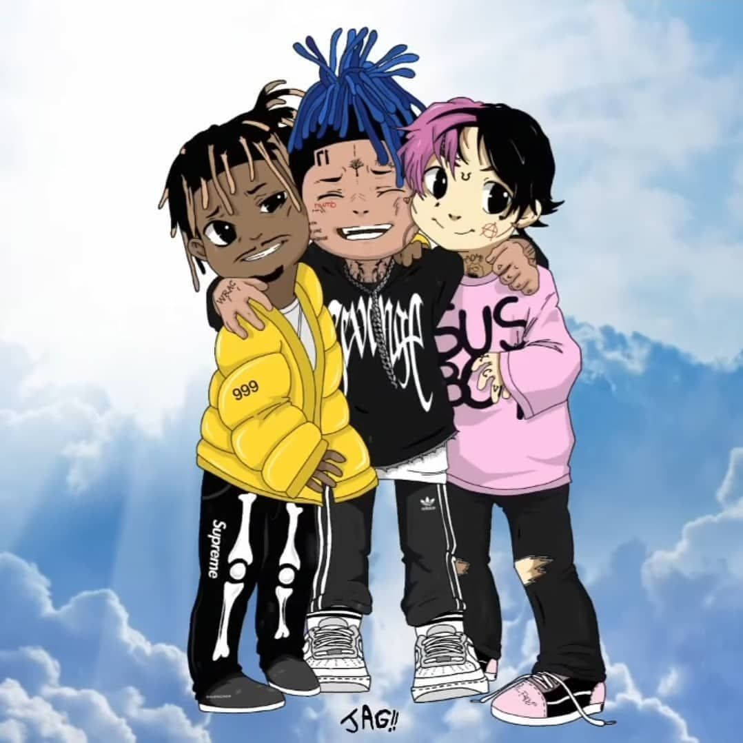 xxxtentacion, anime, streetwear, SD Desktop Wallpaper