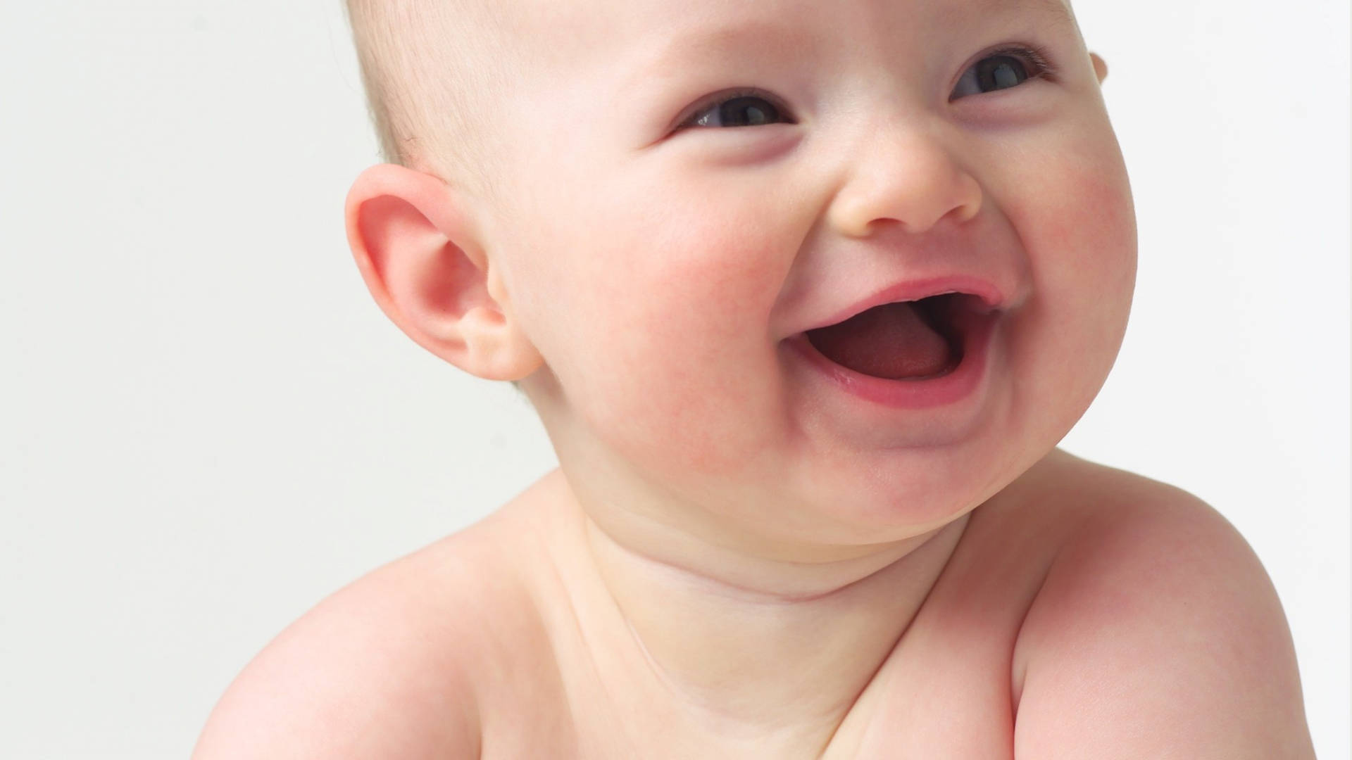 Funny Baby, blushing face, rosy cheeks, Full HD Desktop Wallpaper