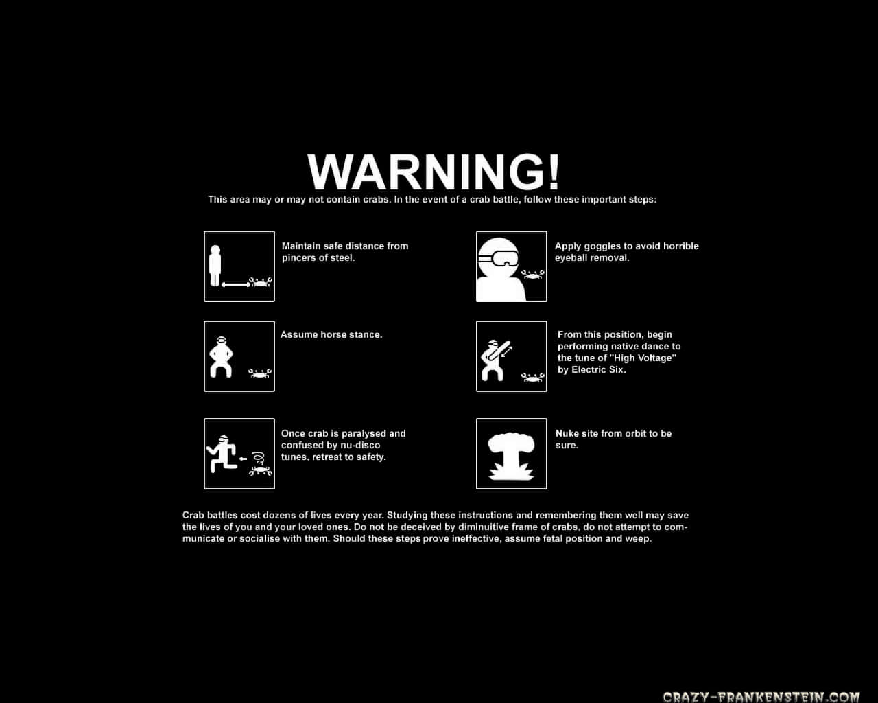 Funny Clean, black background, white text, HD Desktop Wallpaper