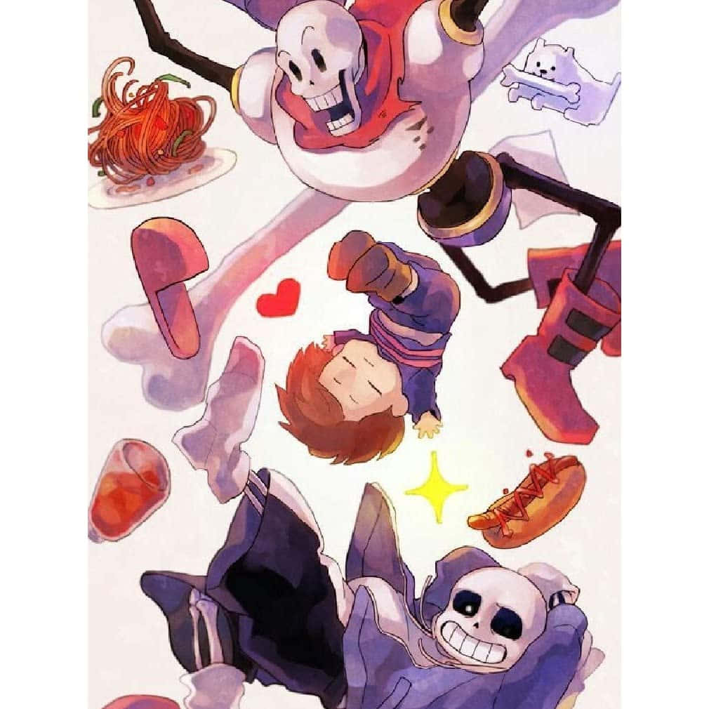 Funny Clean, skeleton characters, boy, SD Desktop Wallpaper