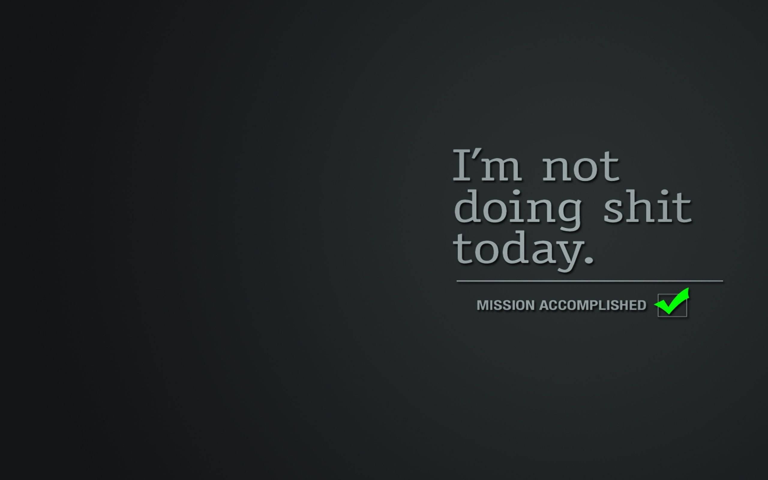 Funny Computer, dark gray gradient, bold white text, 2K Desktop Wallpaper