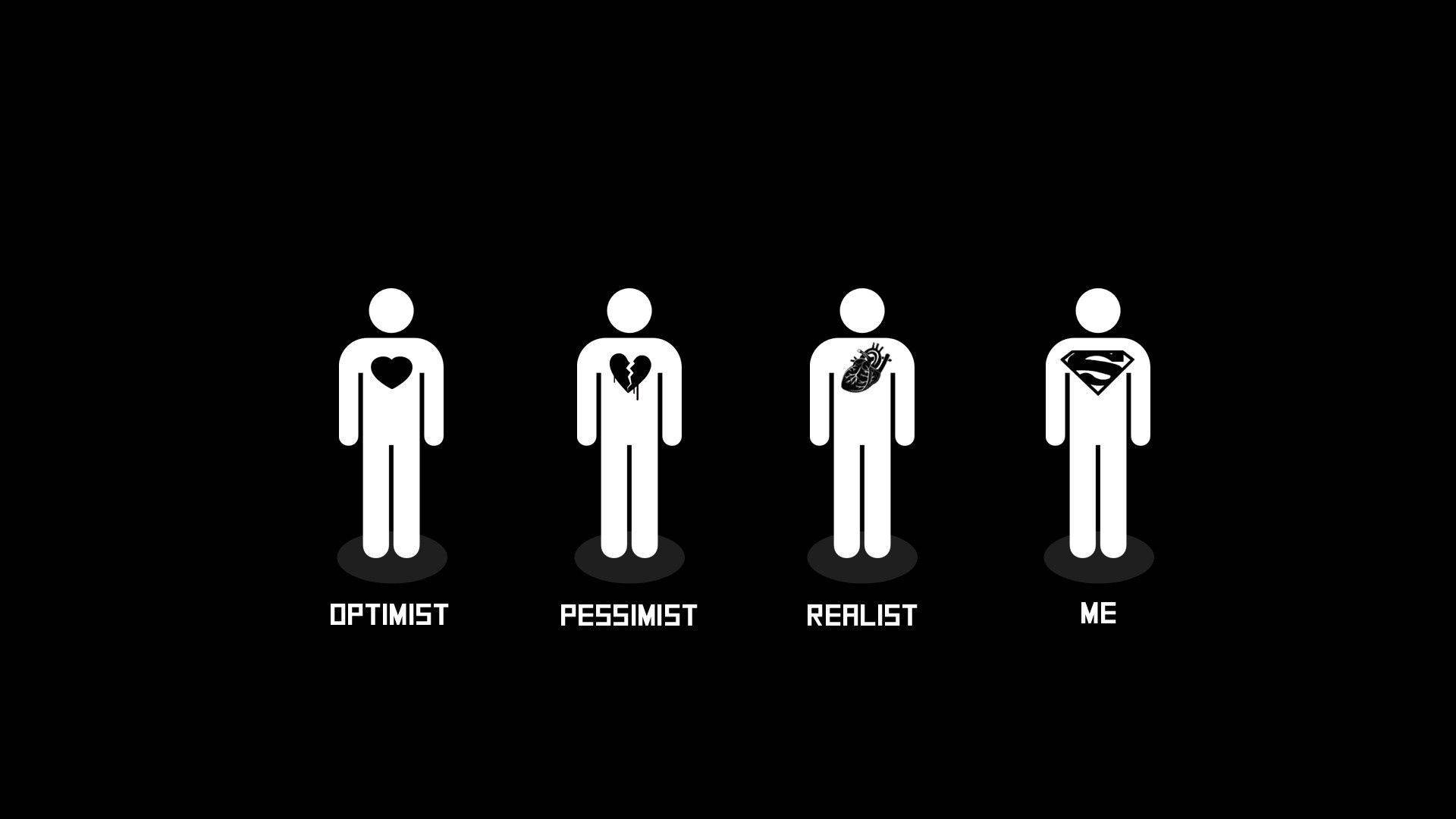 Funny Computer, white stick figures, black background, Full HD Desktop Wallpaper