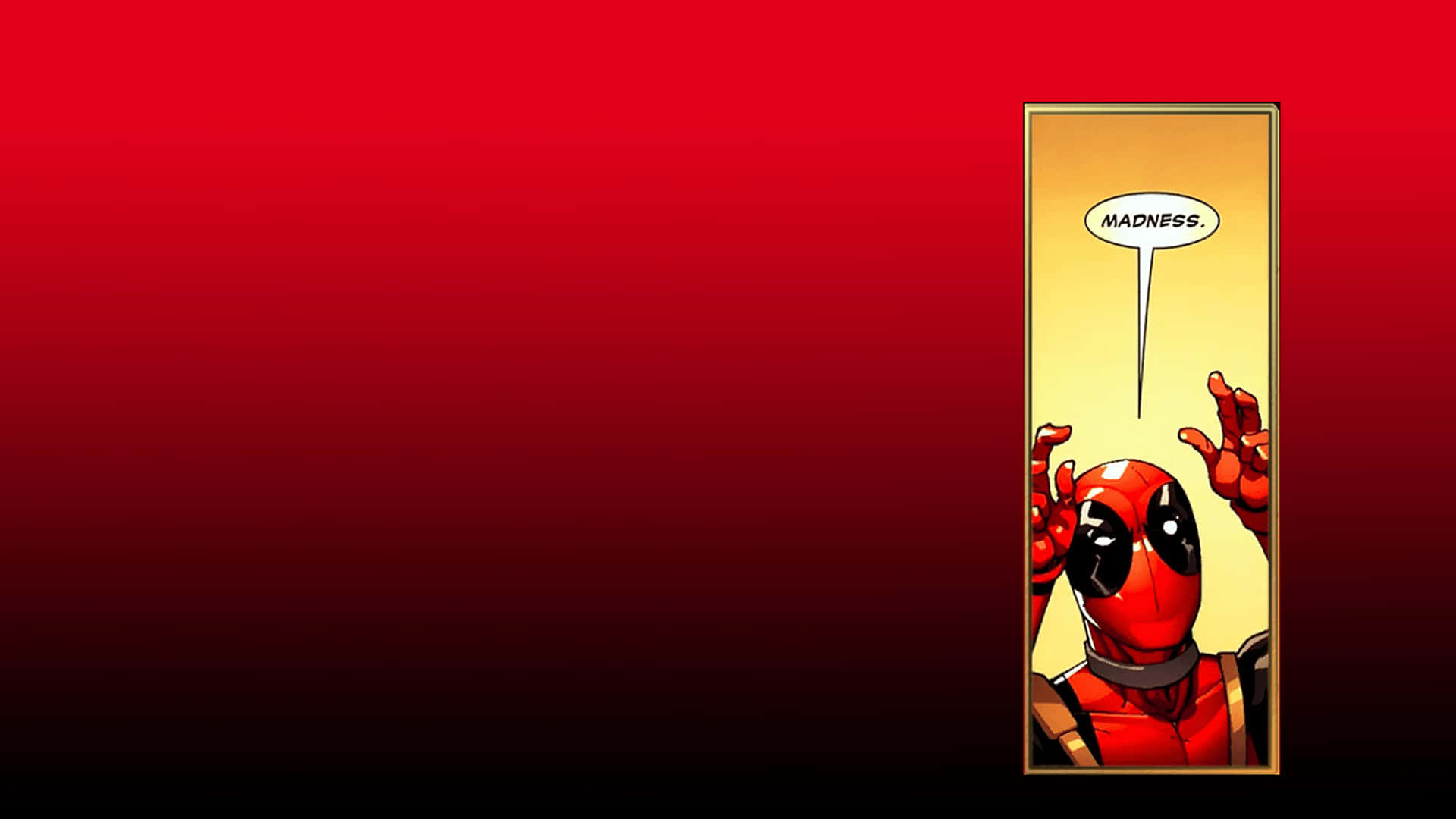 Funny Deadpool, Deadpool, comic panel, Full HD Desktop Wallpaper