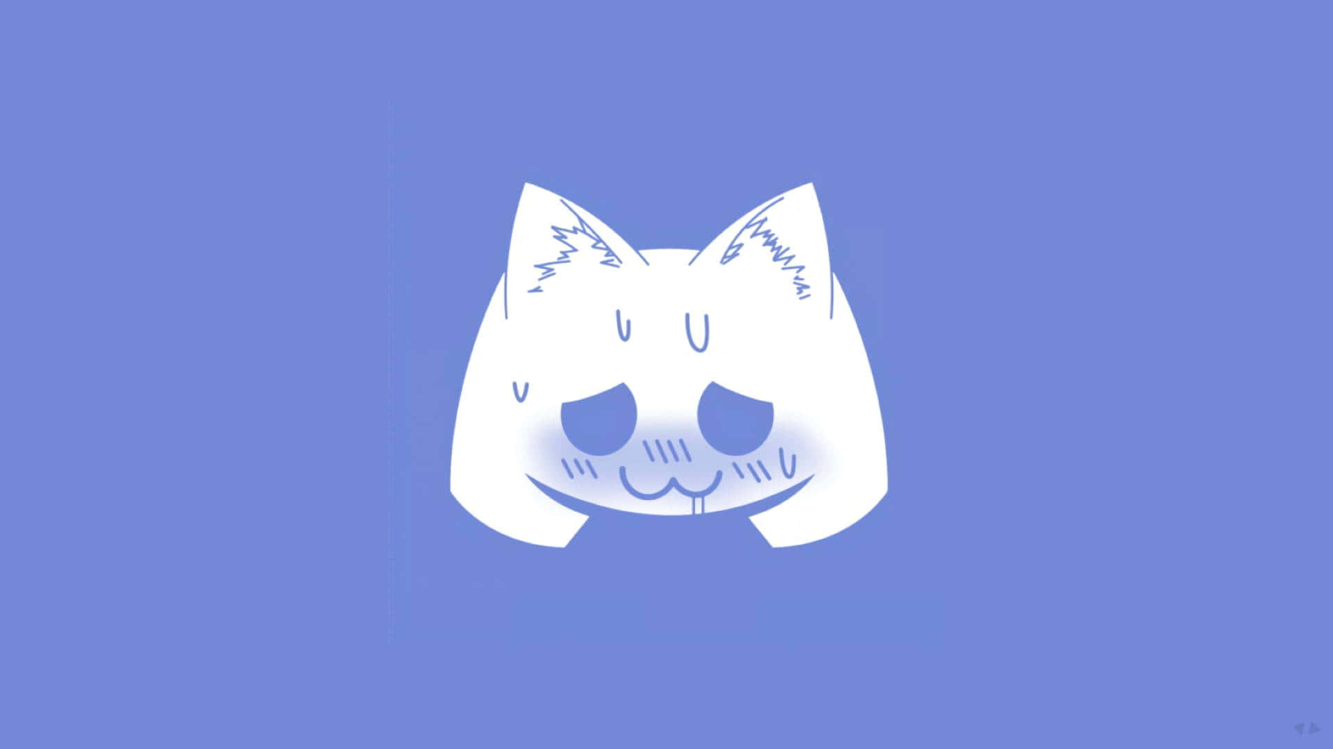 cat face, sleepy eyes, gentle smile, Full HD Desktop Wallpaper