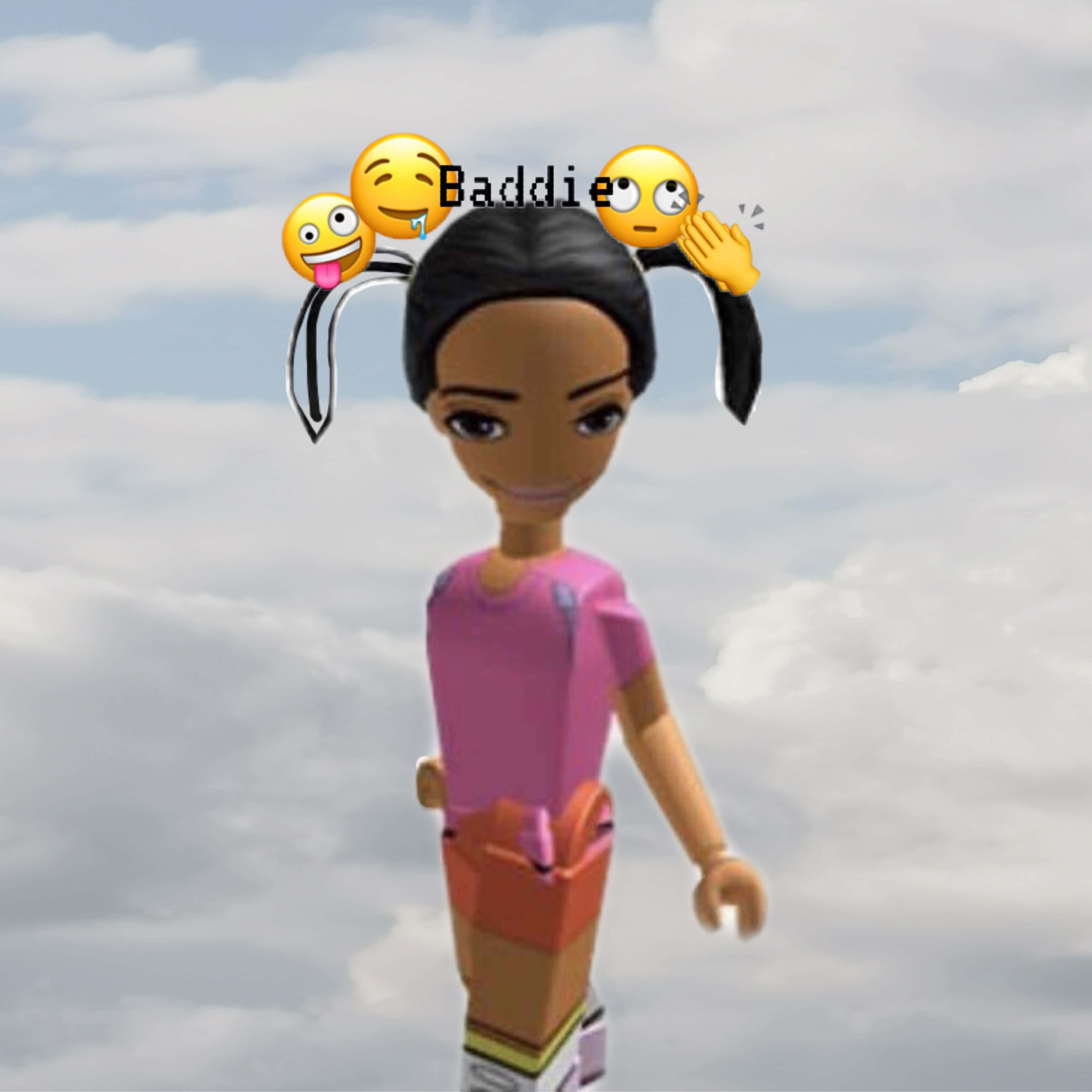 Funny Dora, pigtails, emoji accessories, 2K Desktop Wallpaper