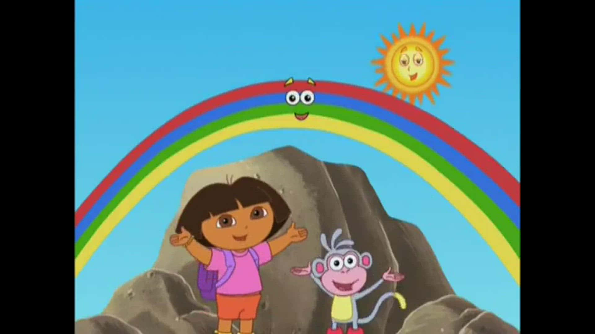 Funny Dora, Dora, Boots, Full HD Desktop Wallpaper