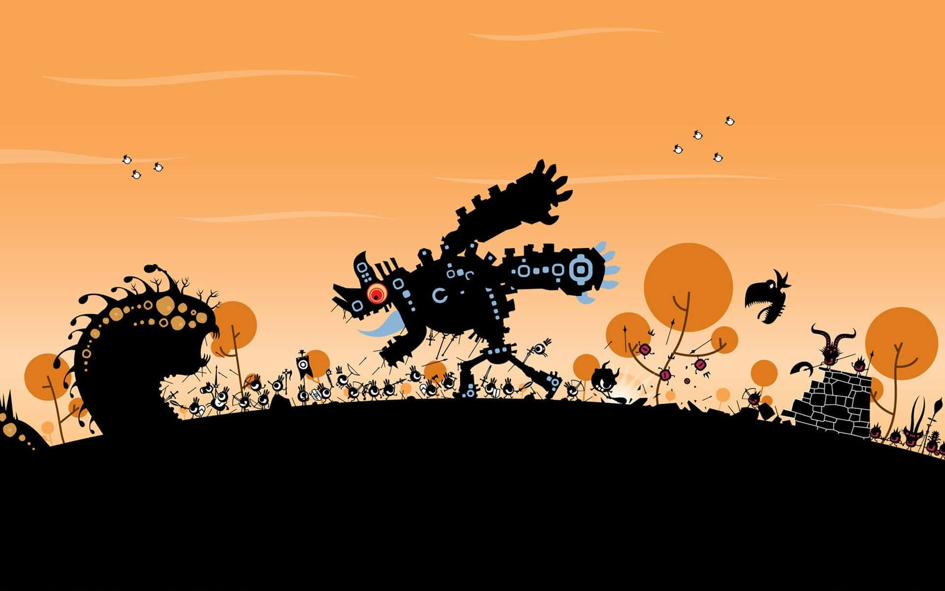 Funny Gaming, black mechanical dragon, glowing blue accents, Full HD Desktop Wallpaper