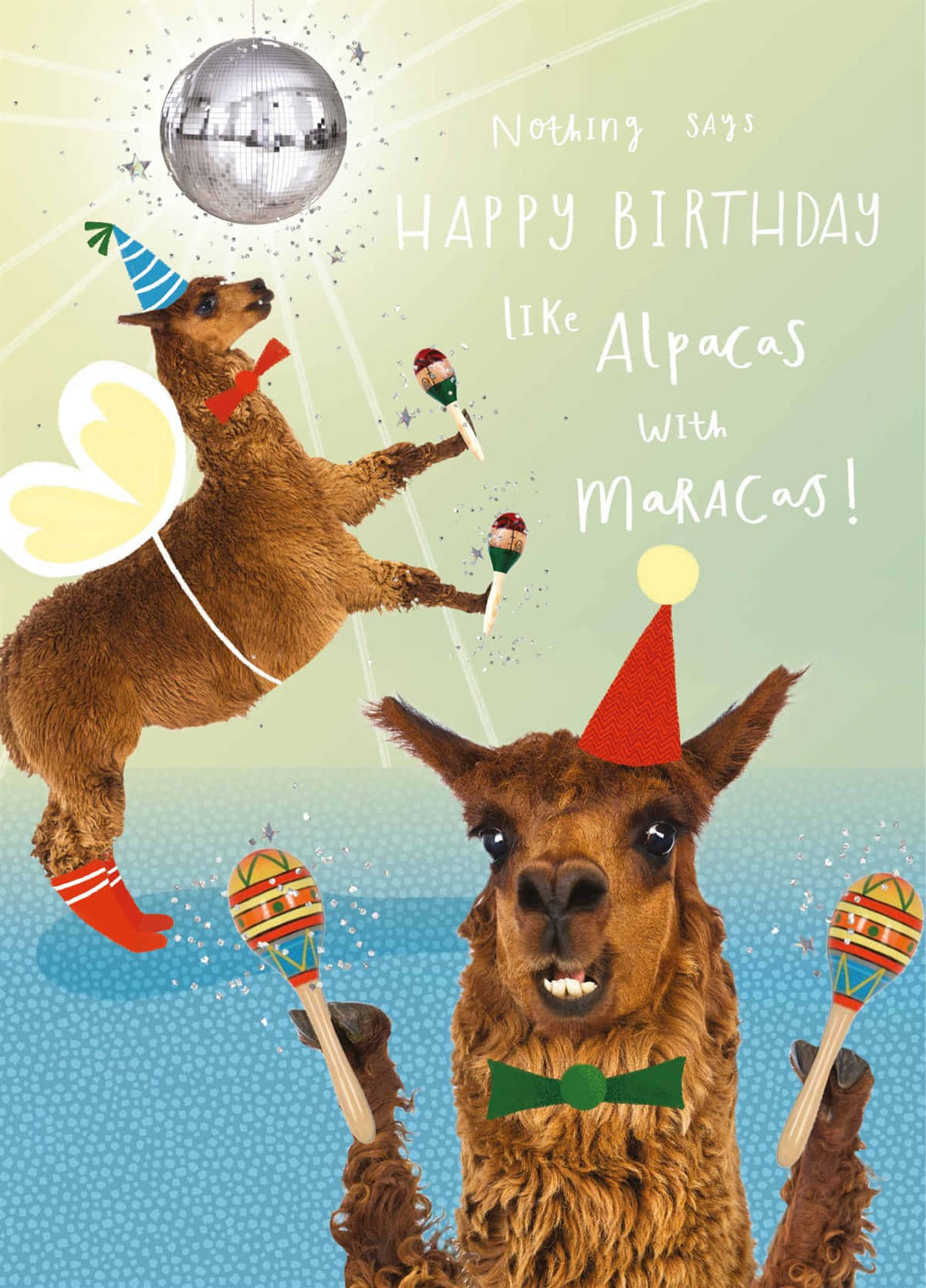 alpacas, maracas, disco ball, HD Phone Wallpaper