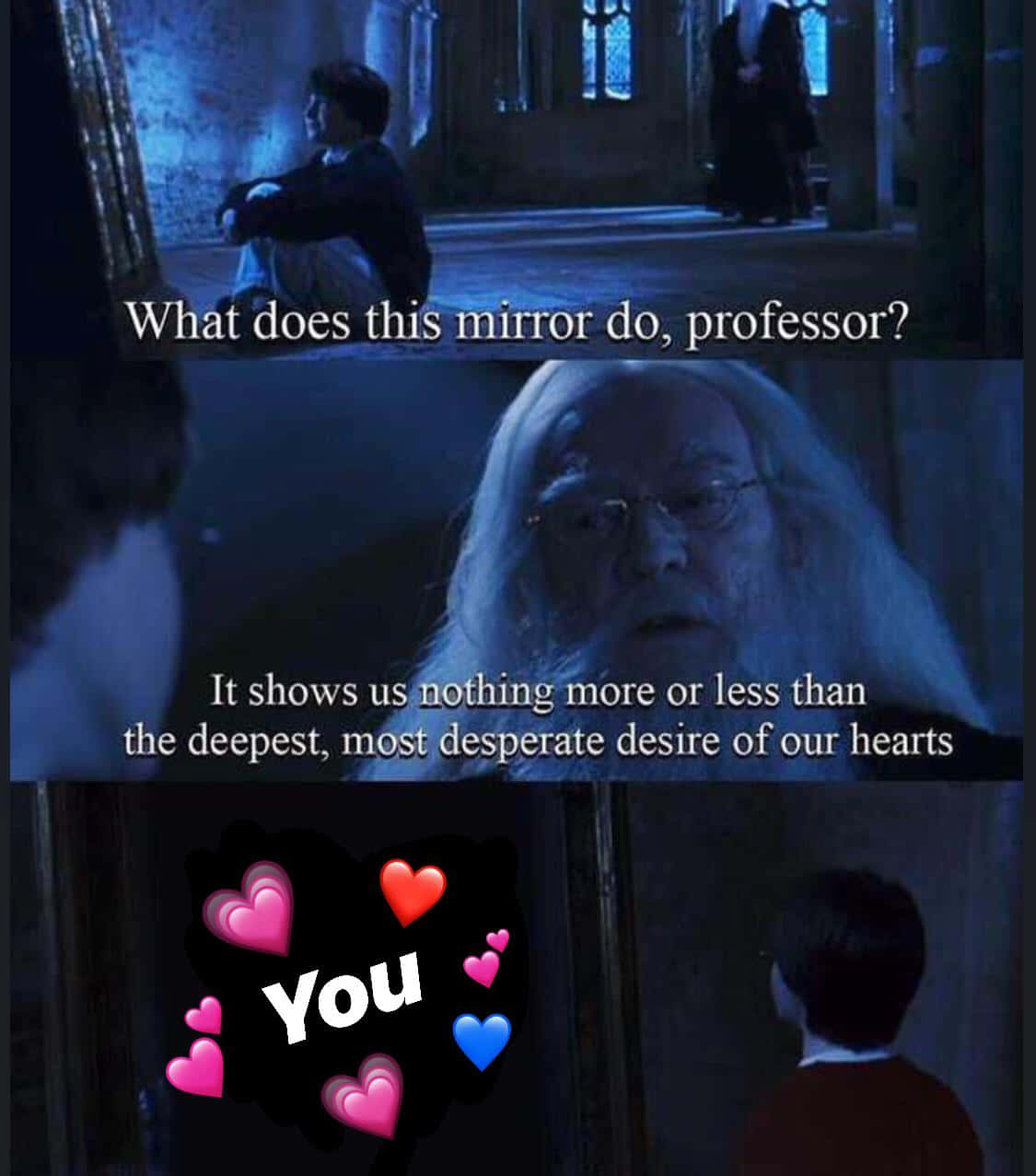 Harry Potter, wizard, mirror that reveals deepest desires, SD Phone Wallpaper