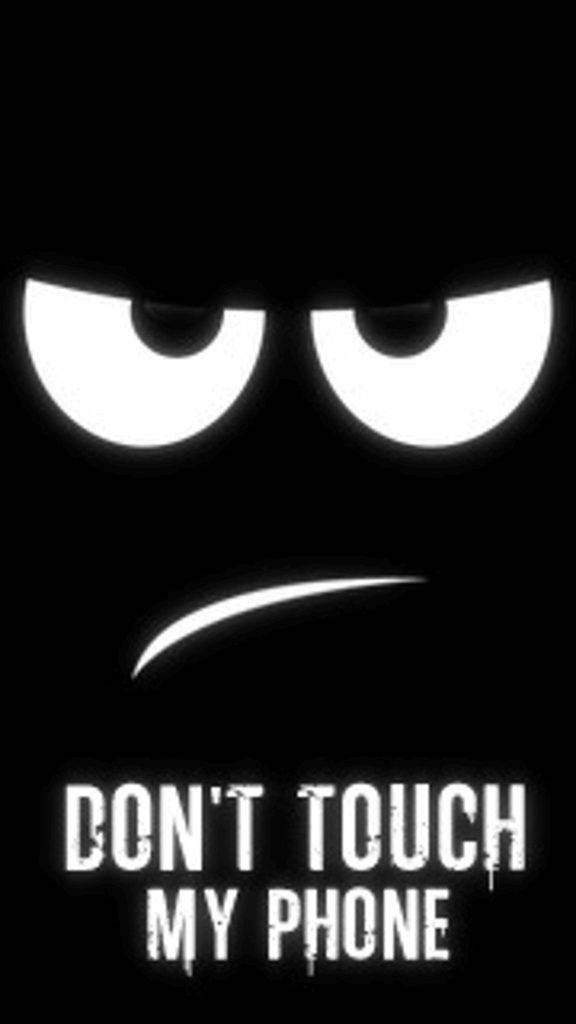 grumpy and funny iphone, angry eyes, frown, SD Phone Wallpaper