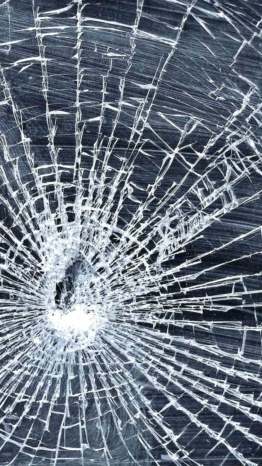iPhone, cracked screen, shattered glass, Full HD Phone Wallpaper