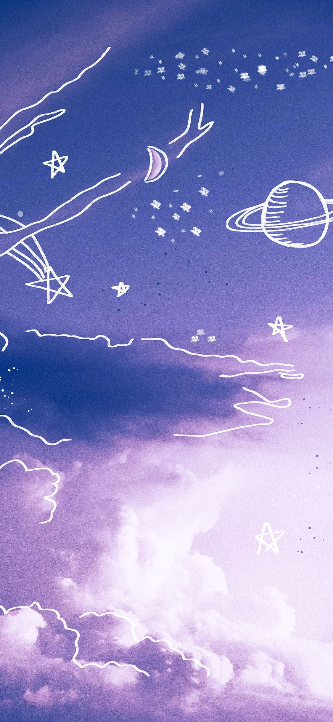 iPhone 12, sky, purple sky, Full HD Phone Wallpaper