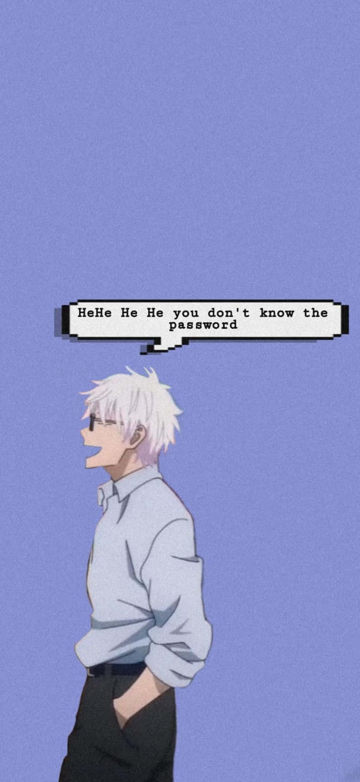 Anime Boy, white hair, glasses, HD Phone Wallpaper