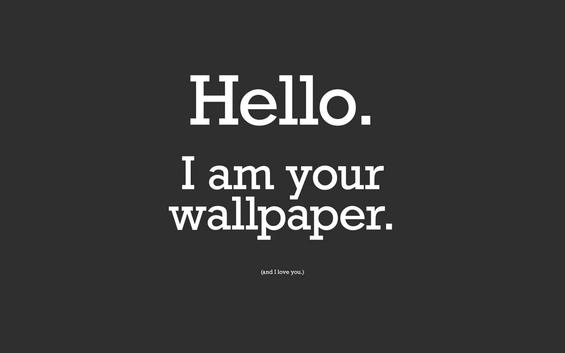 Funny Love, minimalist, dark gray, Full HD Desktop Wallpaper