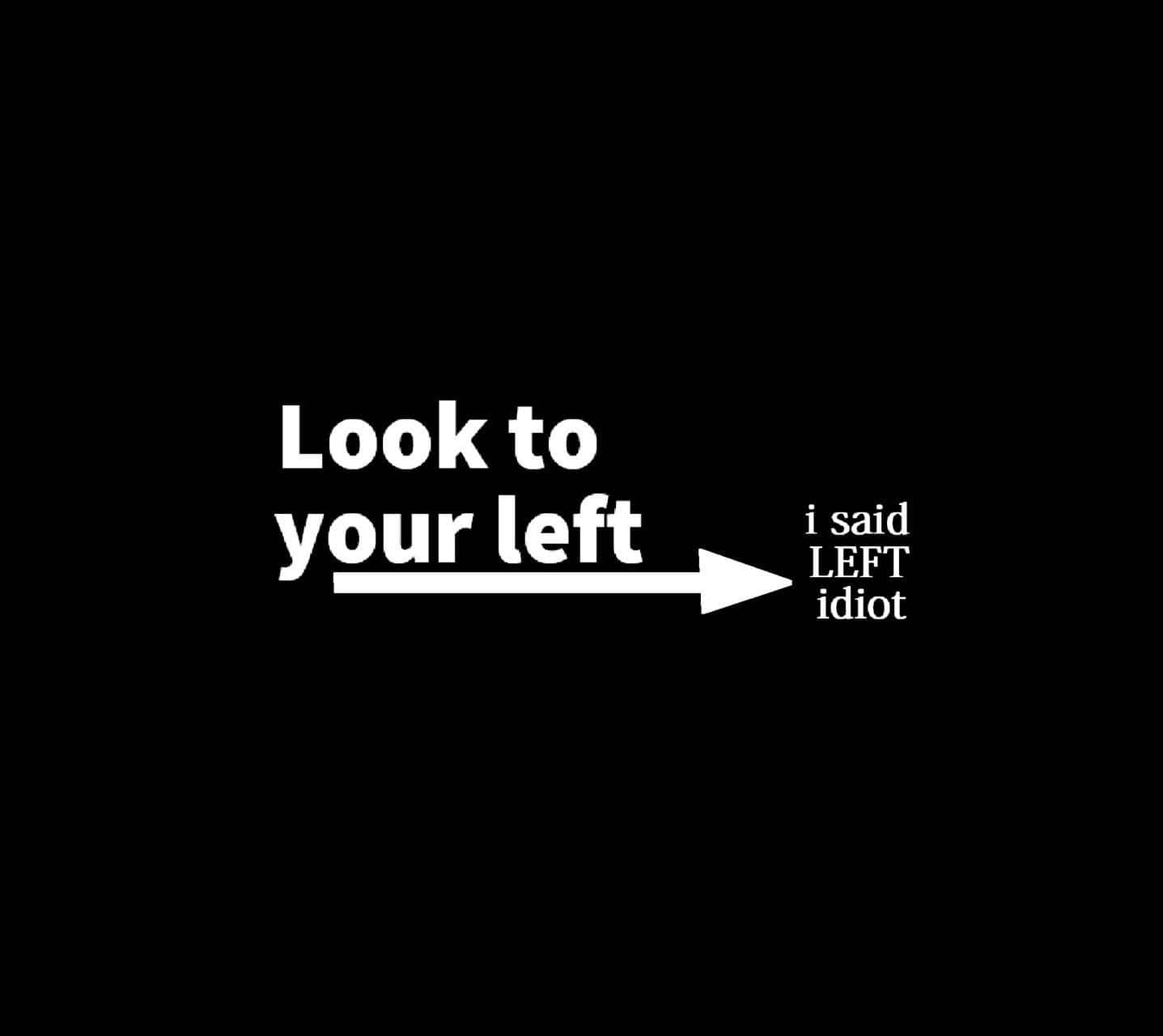 Playful Meme, black background, white text, HD Desktop Wallpaper