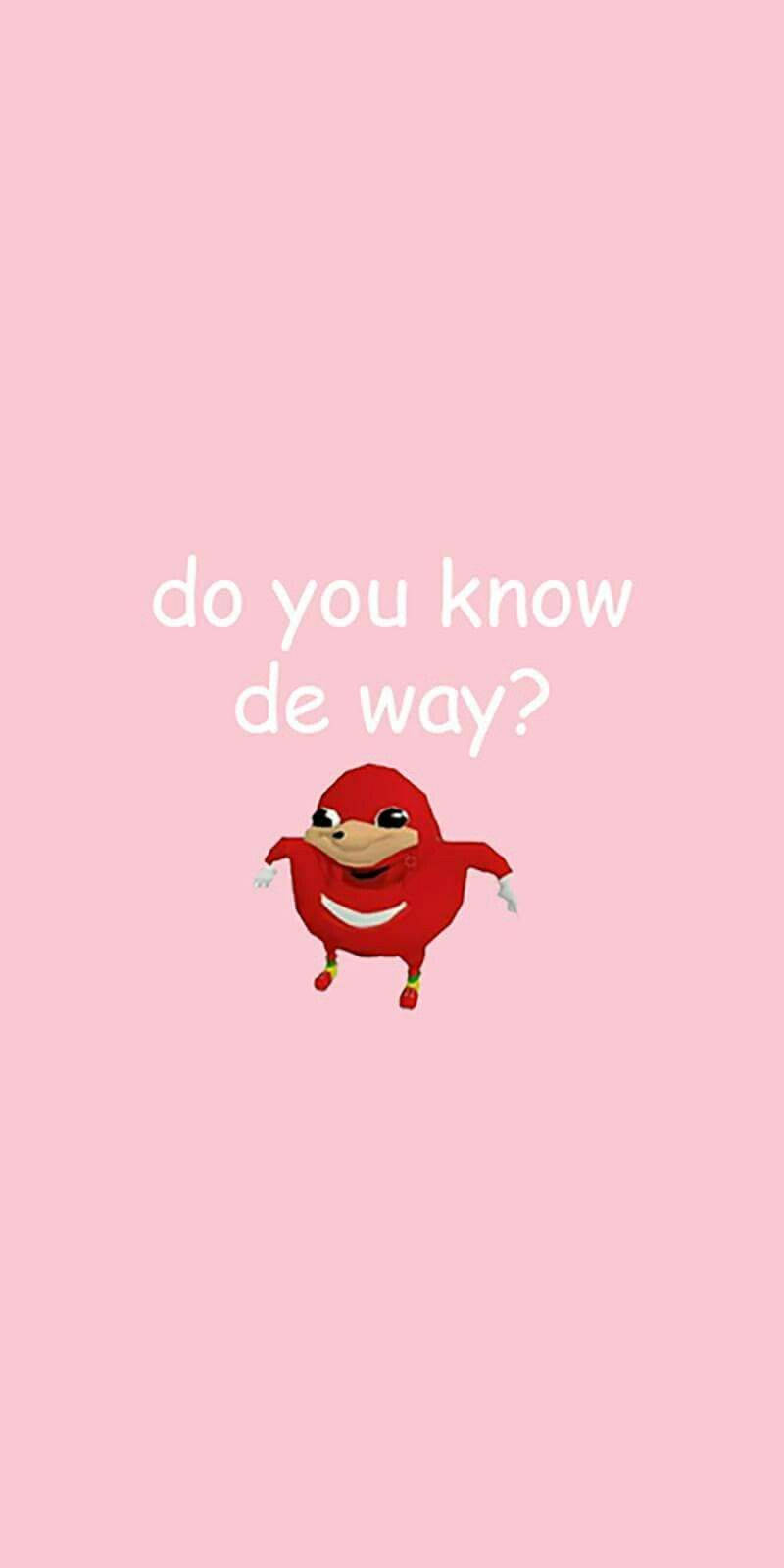 Meme Phone, red cartoon character, wide smile, HD Phone Wallpaper