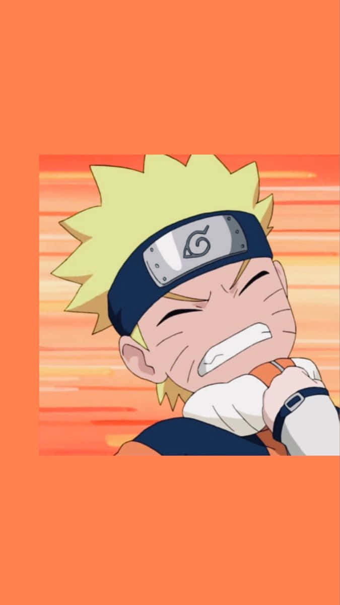 Naruto, spiky blonde hair, headband, SD Phone Wallpaper
