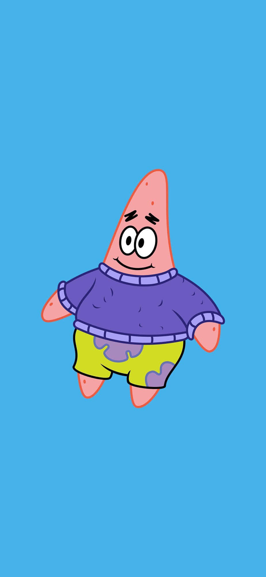 Patrick, pink starfish, purple sweater, Full HD Phone Wallpaper
