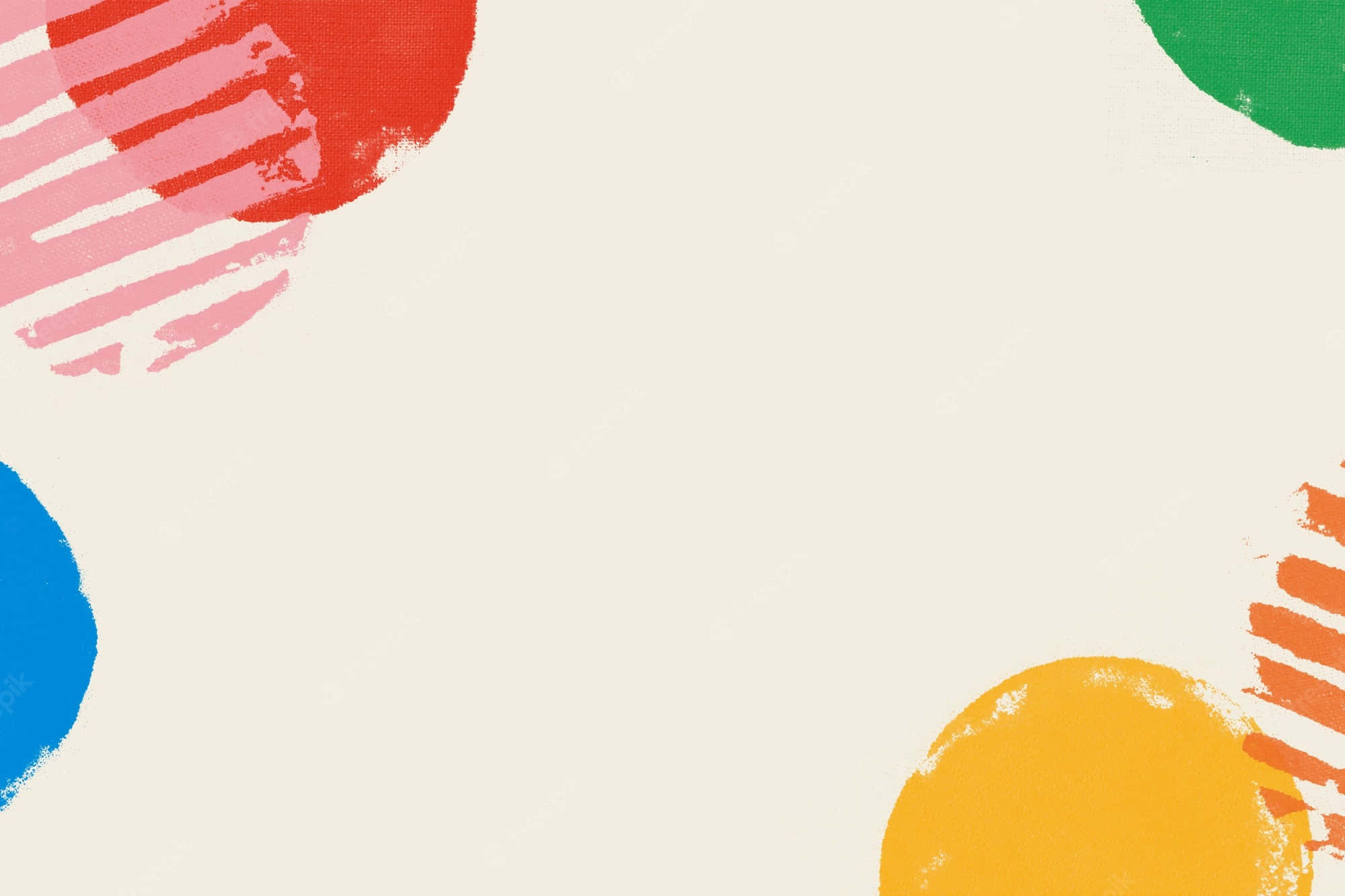 Funny PFP For TikTok, circular doodles, red, Full HD Desktop Wallpaper
