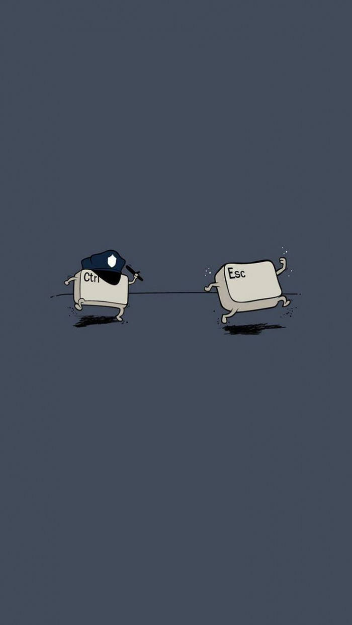 Ctrl key, Esc key, keyboard key, SD Phone Wallpaper