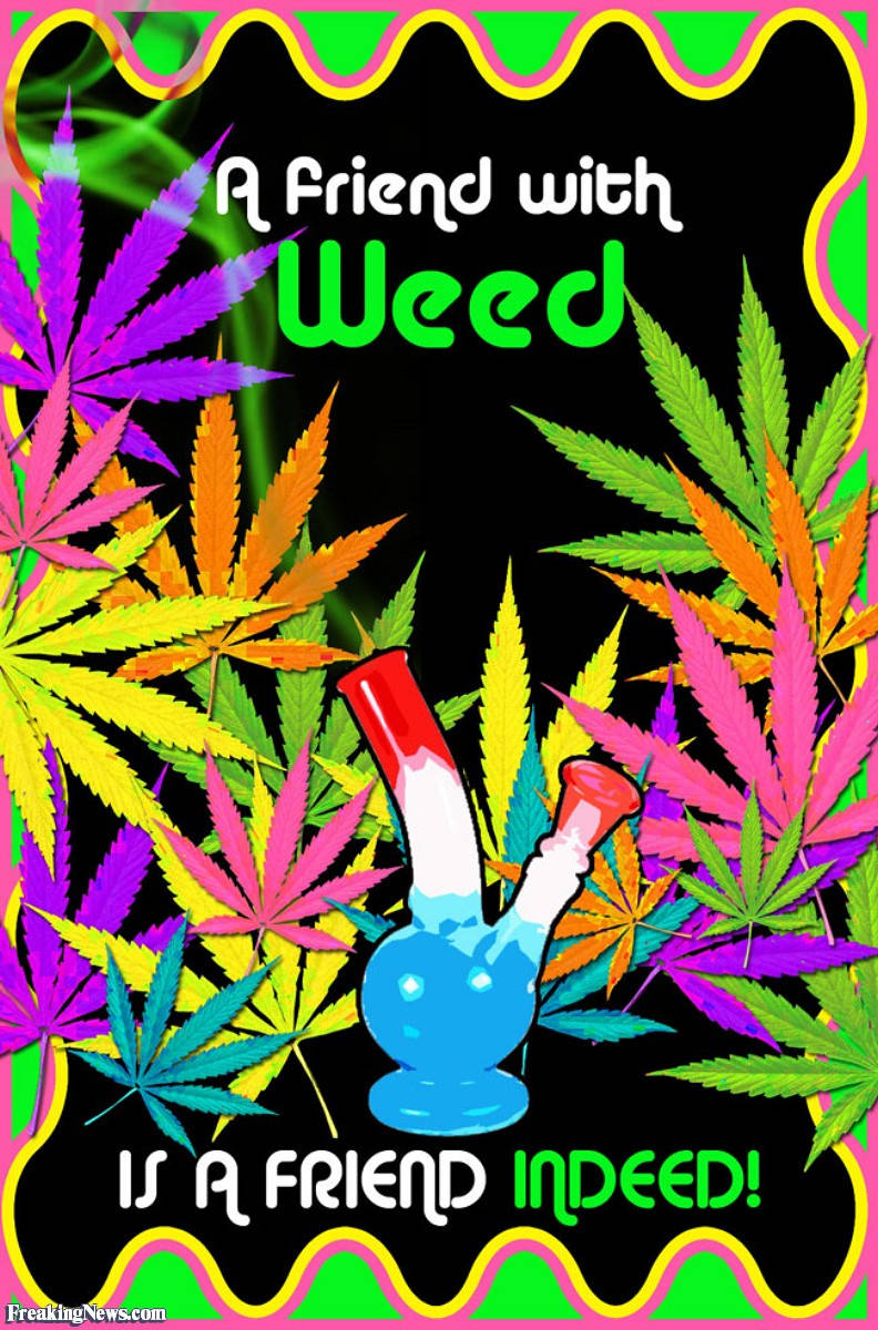neon cannabis leaves, blue bong, black background, SD Phone Wallpaper