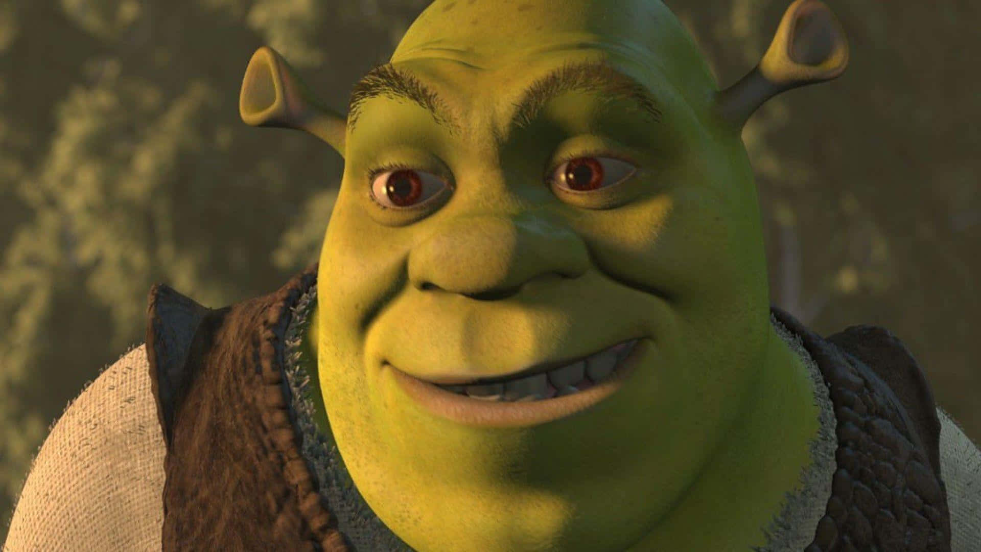 Shrek, green skin, pointed ears, Full HD Desktop Wallpaper