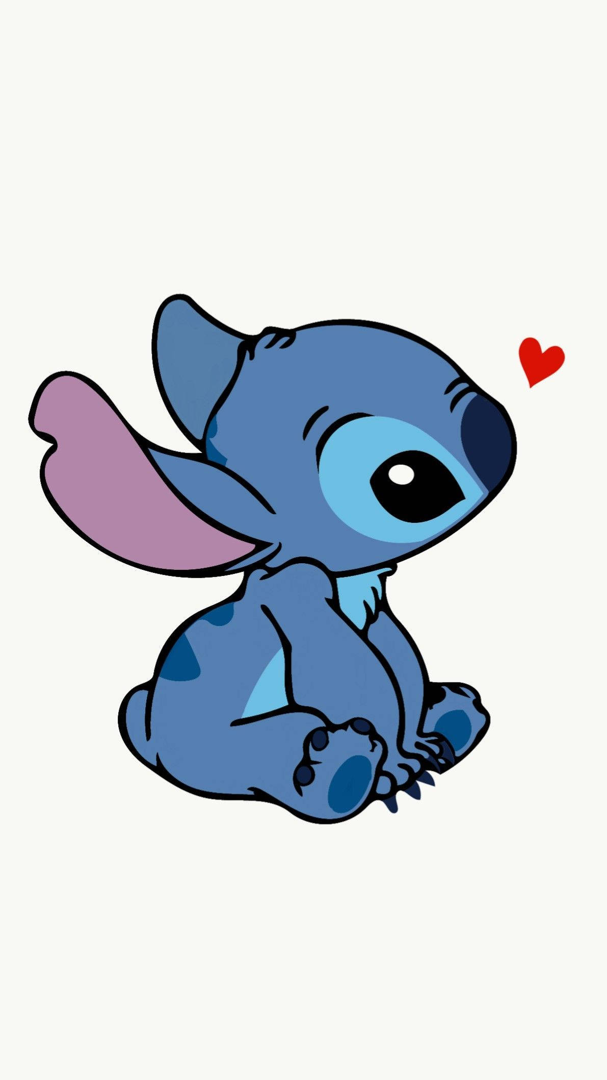 Stitch, blue alien, big eyes, Full HD Phone Wallpaper