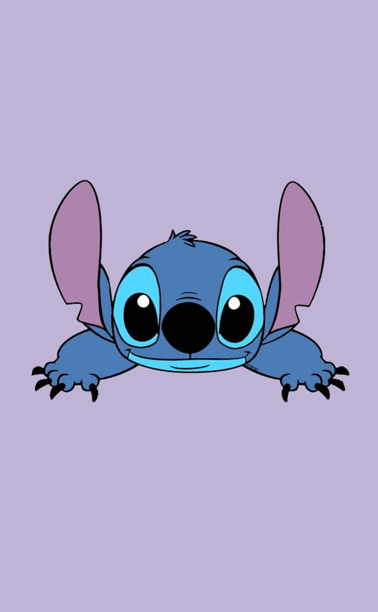 Stitch, blue alien, big eyes, SD Phone Wallpaper