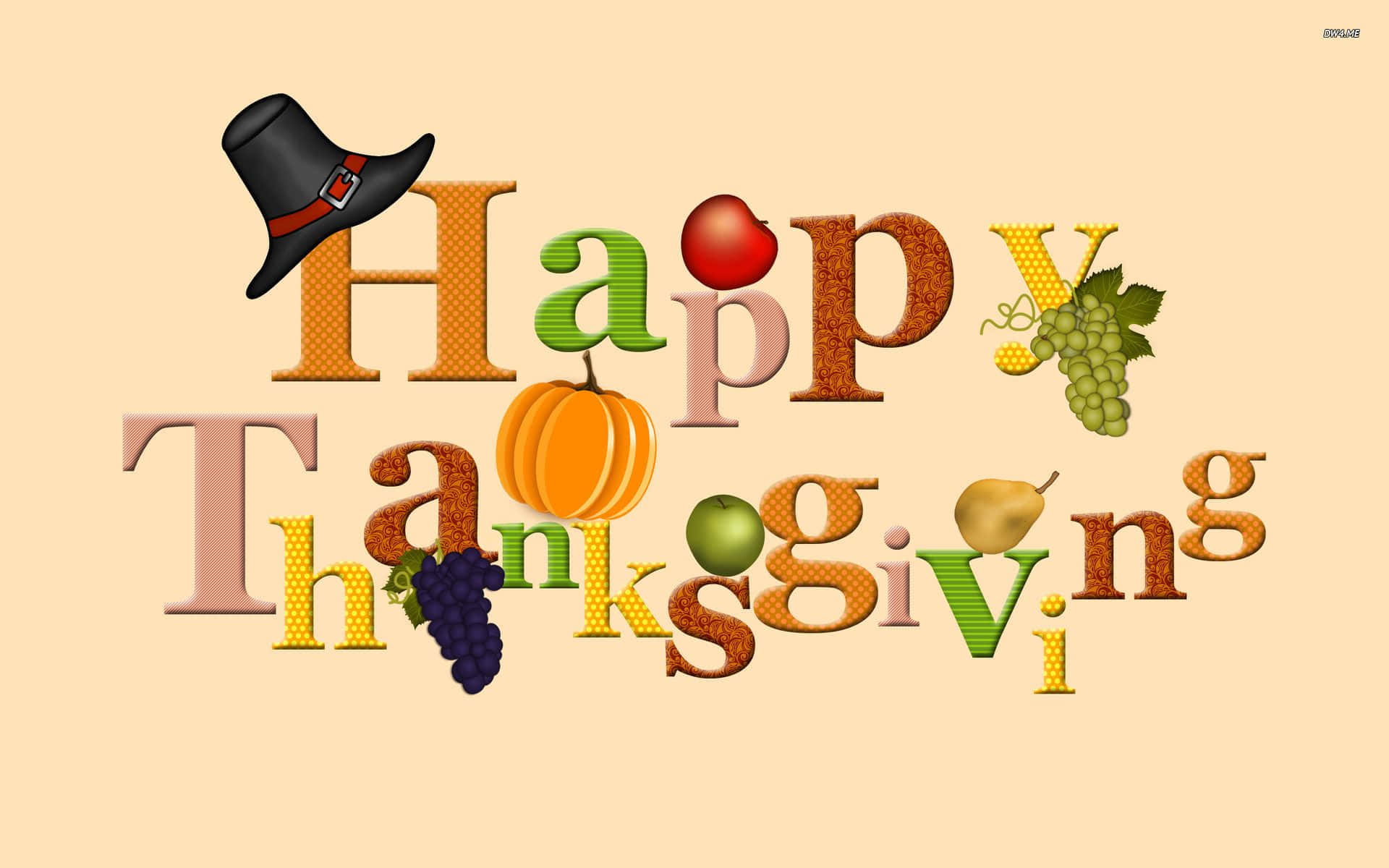 Thanksgiving, pumpkins, grapes, Full HD Desktop Wallpaper