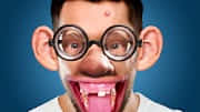ugly funny nerd edit, exaggerated cartoonish features, oversized glasses, SD Desktop Wallpaper