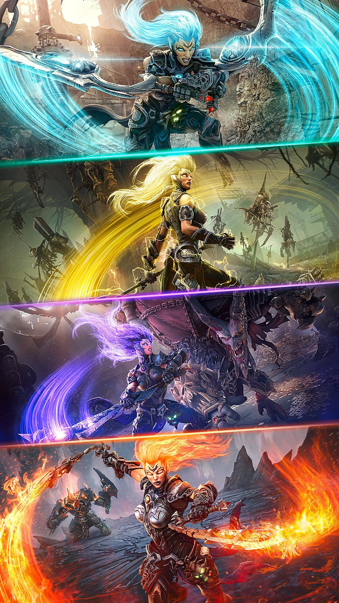 Fury, Android, fantasy warriors, Full HD Phone Wallpaper