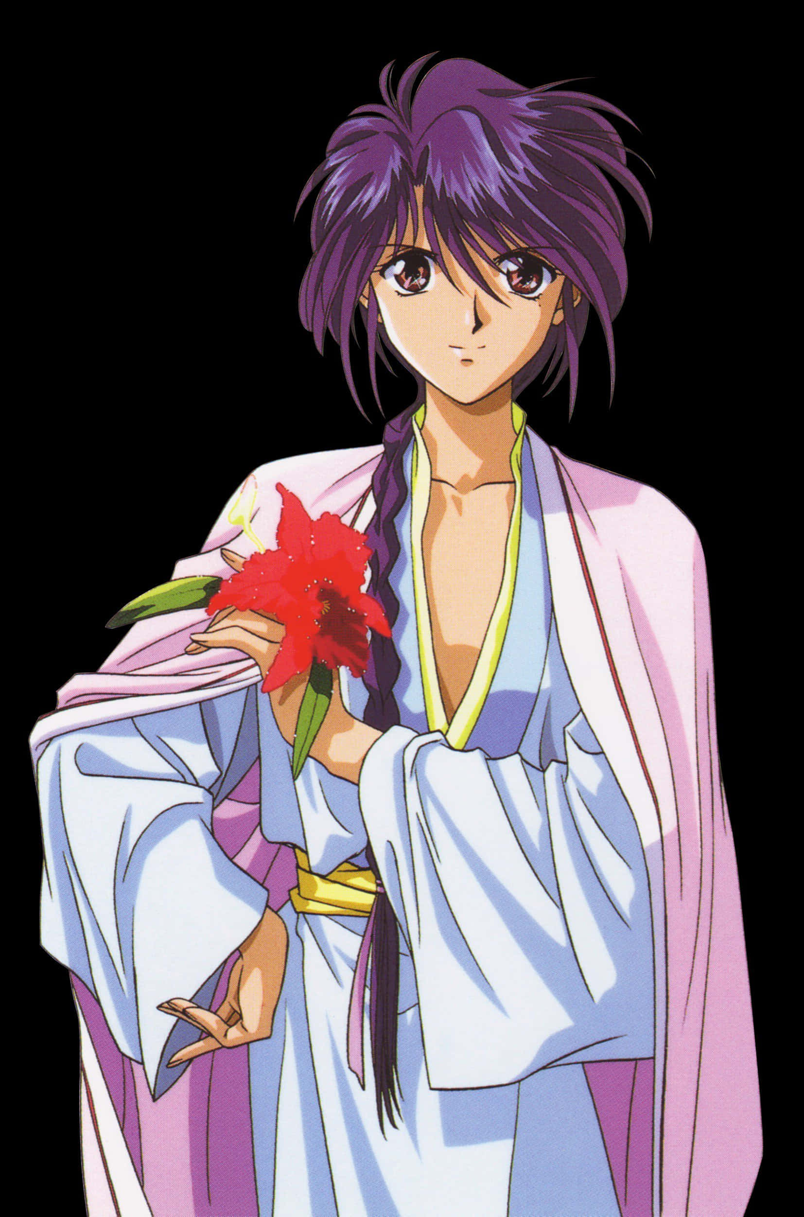 Fushigi Yuugi, Nuriko, purple hair, Full HD Phone Wallpaper