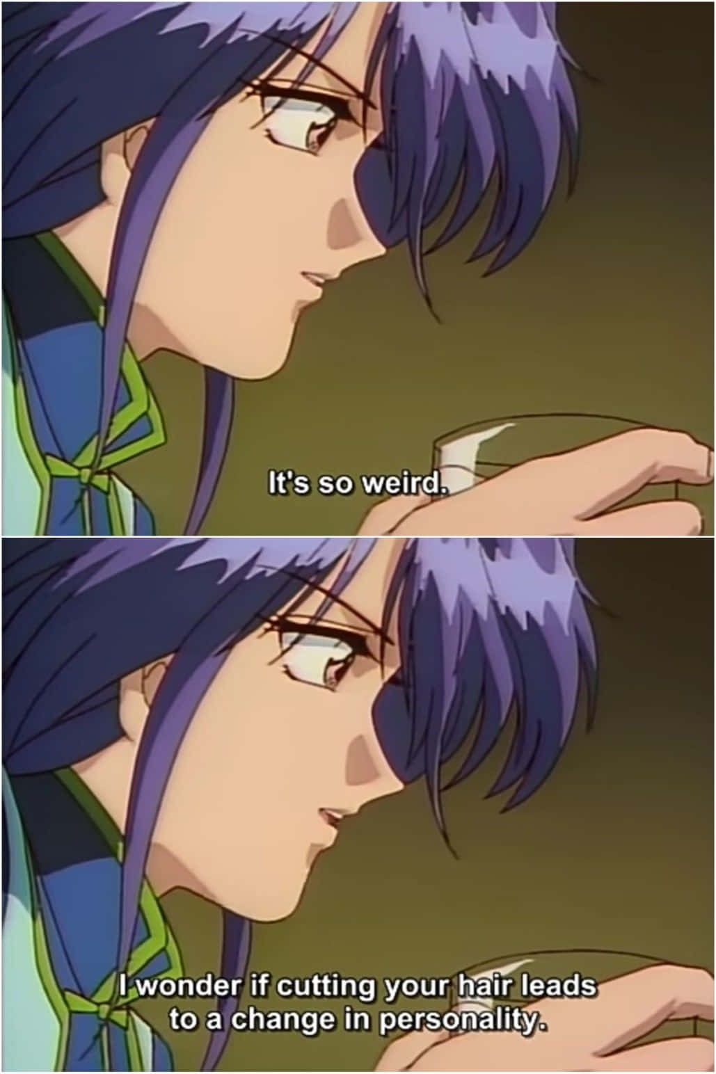 Fushigi Yuugi Nuriko, purple hair, red eyes, HD Phone Wallpaper