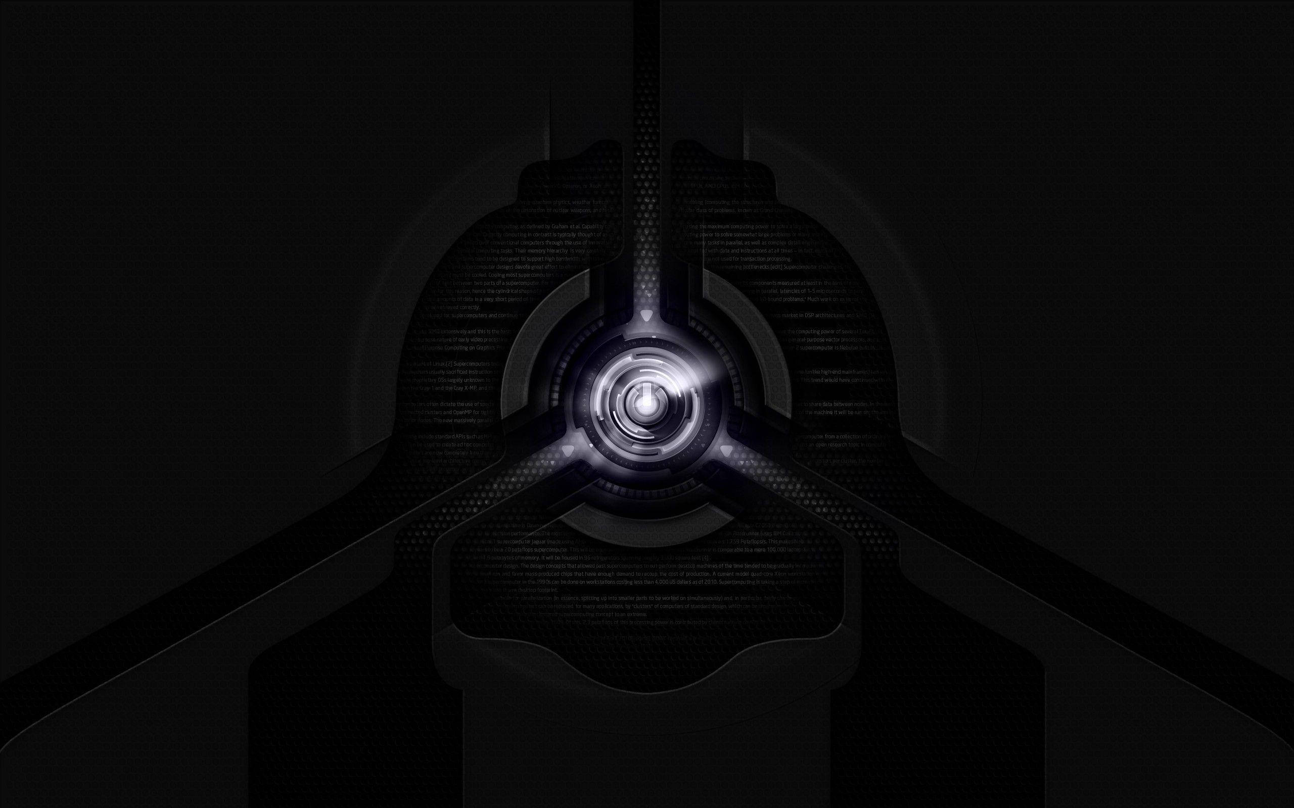 futuristic desktop, 2560 x 1600, glowing circular core, 2K Desktop Wallpaper