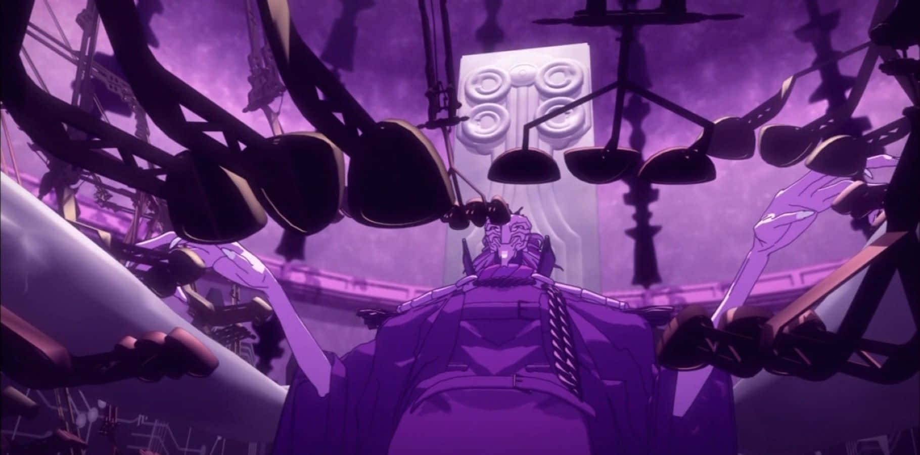 Deus Ex Machina Future Diary, purple-hued, anime scene, HD Desktop Wallpaper