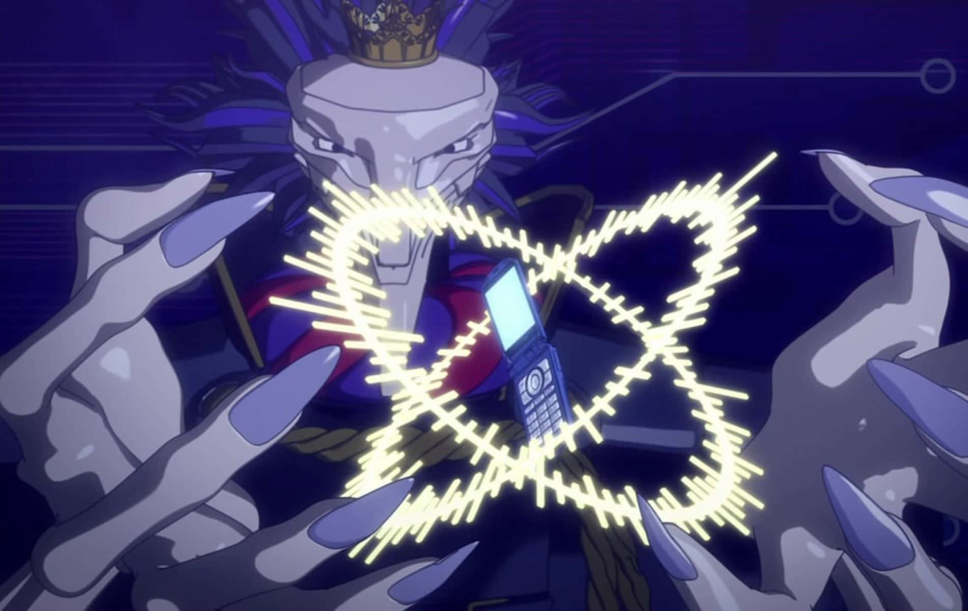 Deus Ex Machina, Future Diary, skeletal anime character, HD Desktop Wallpaper
