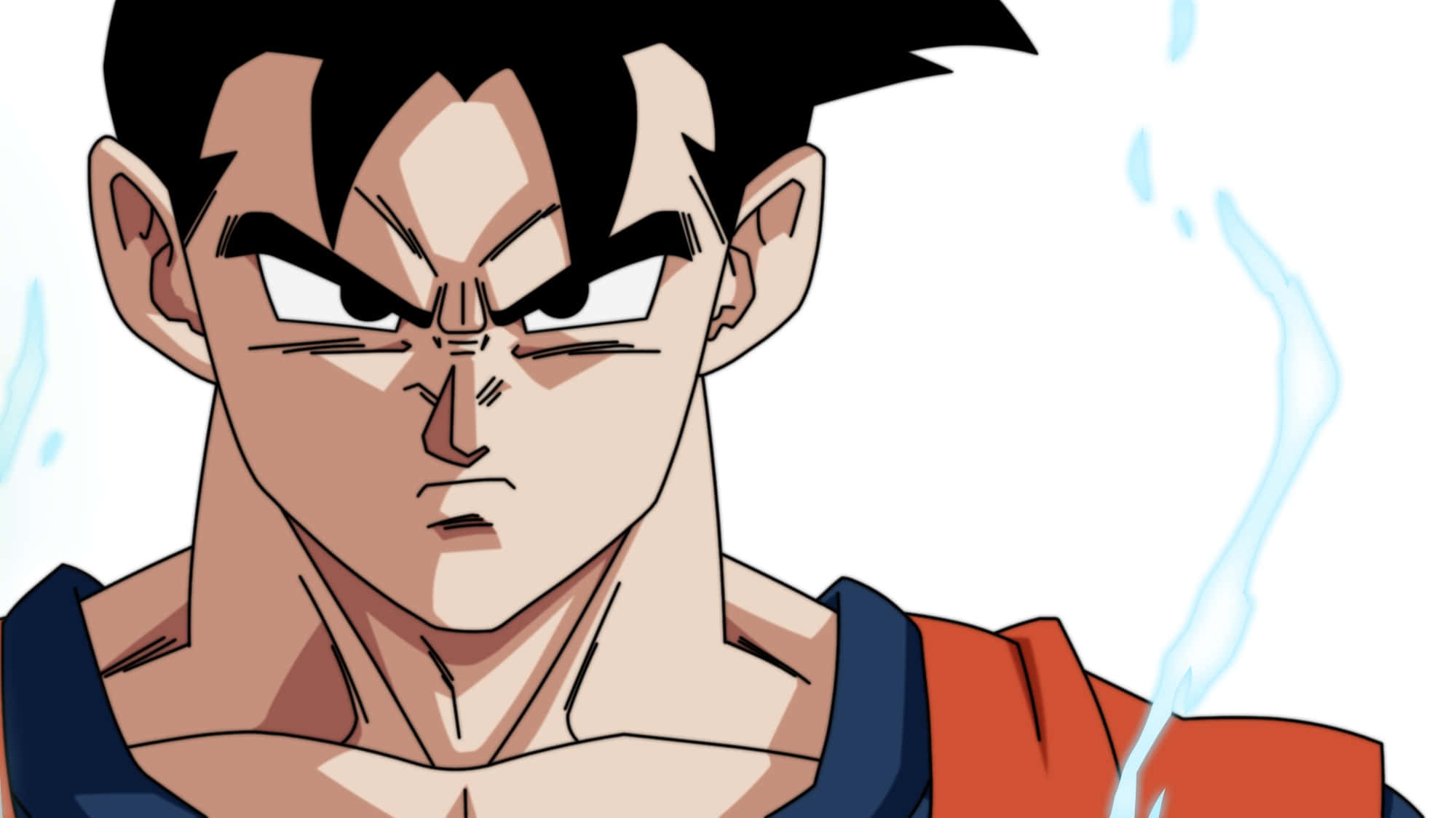Future Gohan, spiky black hair, intense eyes, Full HD Desktop Wallpaper