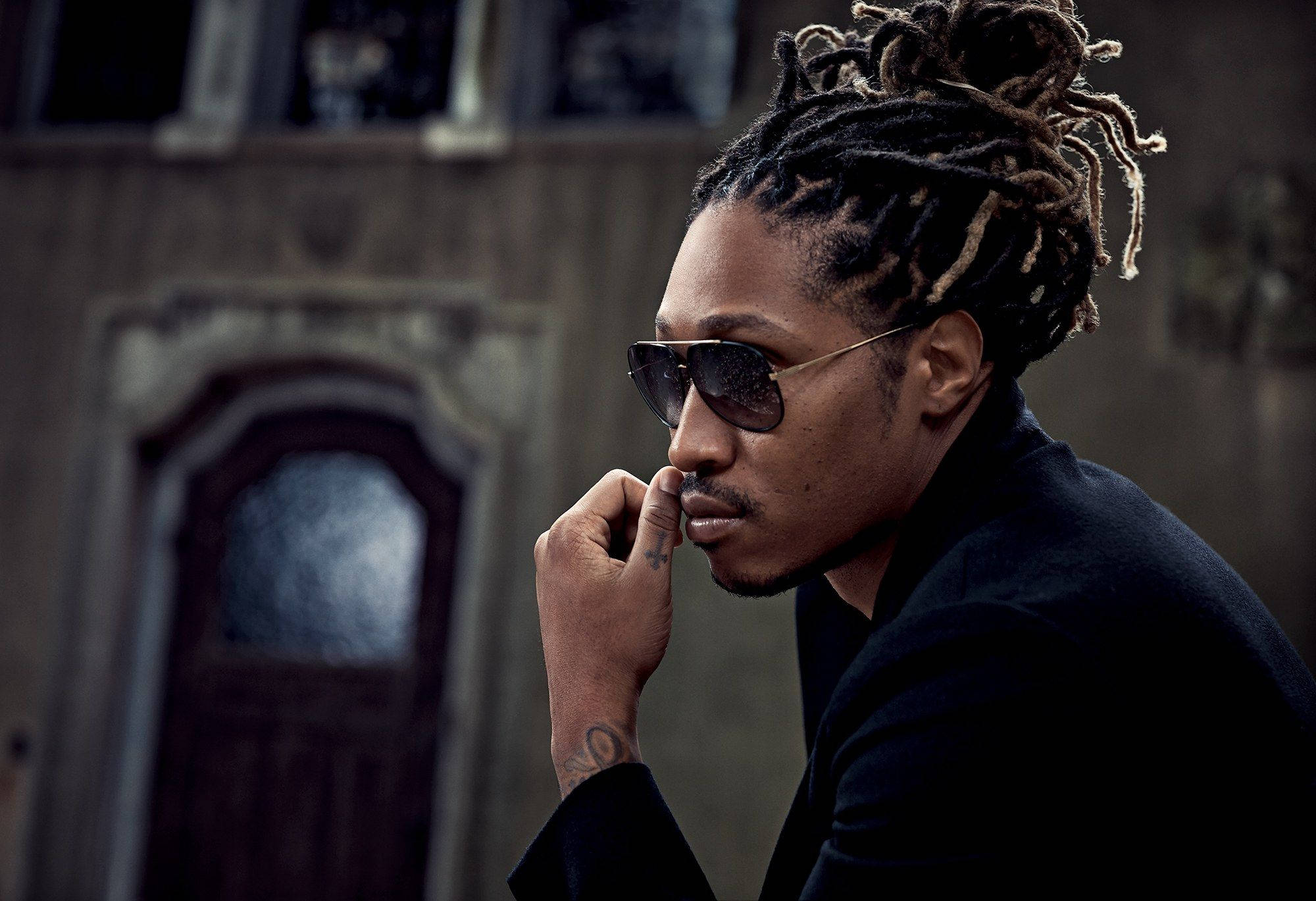 Future Rapper, dreadlocks, sunglasses, Full HD Desktop Wallpaper