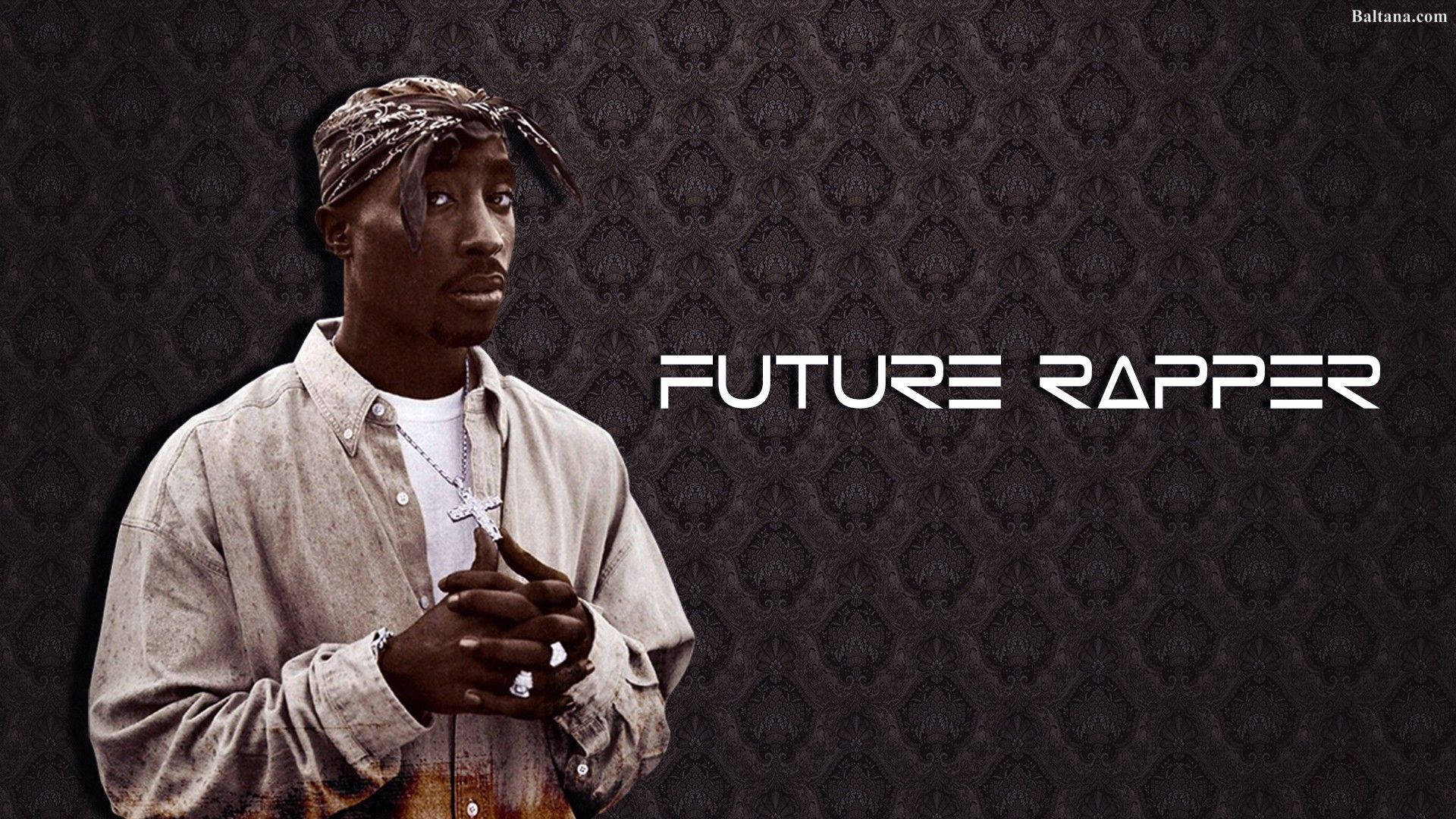 Future Rapper, bandana, button-up shirt, Full HD Desktop Wallpaper
