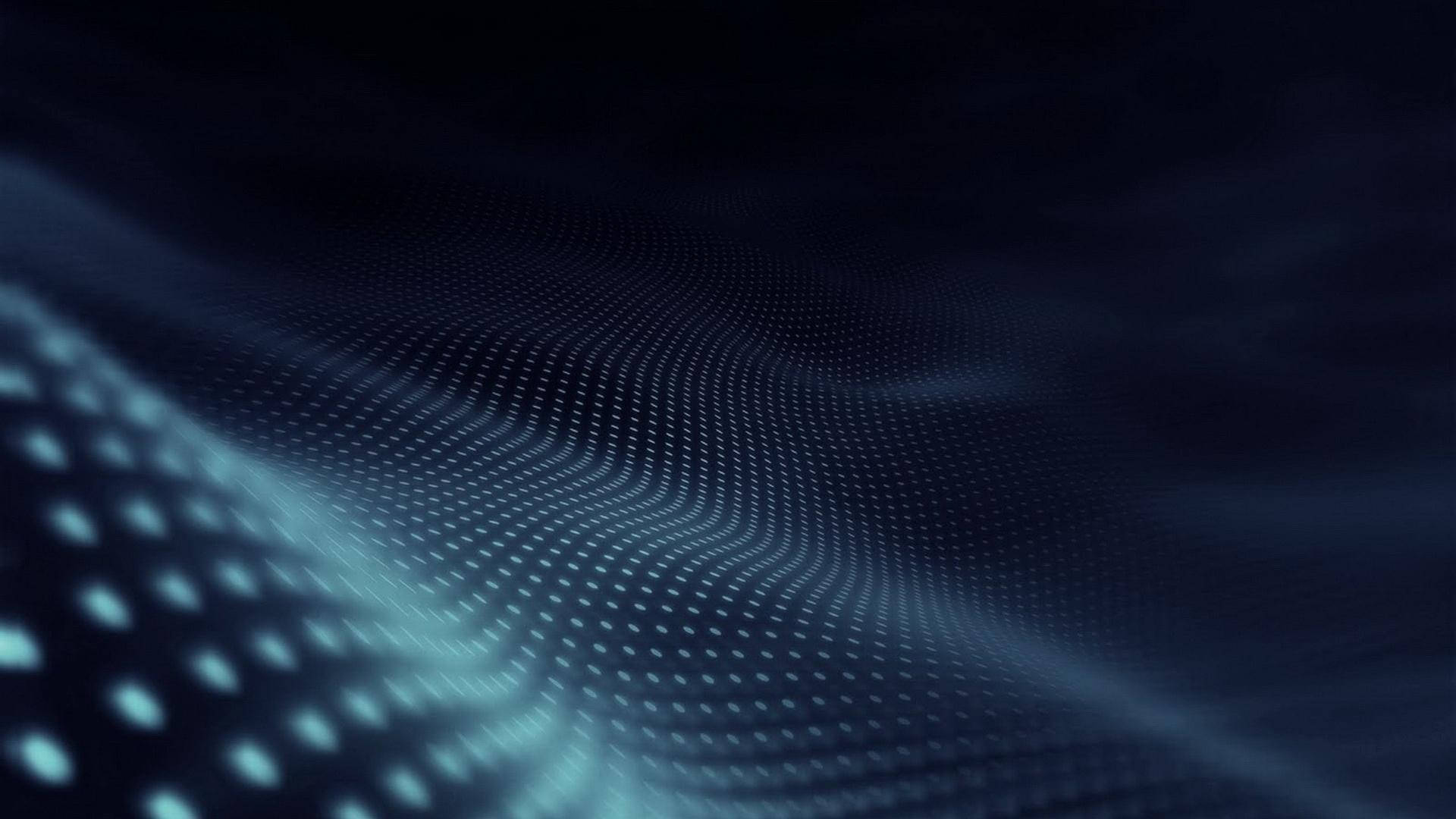 futuristic desktop, glowing blue dots, digital wave, Full HD Desktop Wallpaper