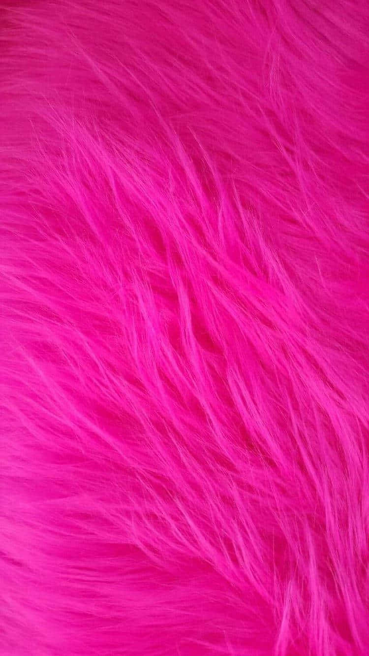 smooth fuzzy pink fur, hot pink, faux fur, HD Phone Wallpaper