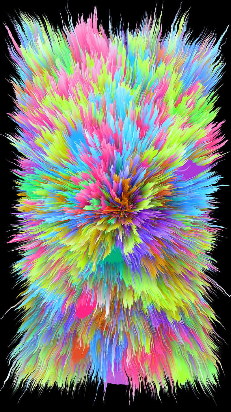 fuzzy spiky cloth, neon colors, jagged, HD Phone Wallpaper