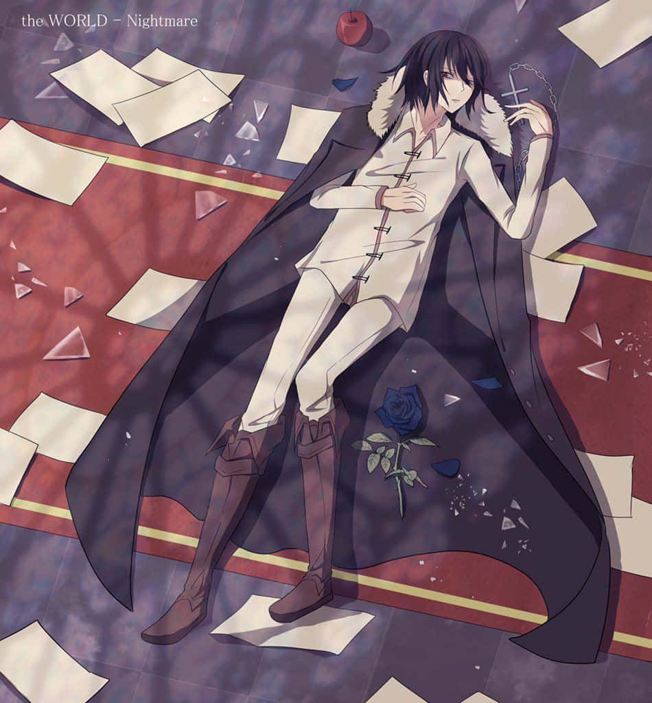 Fyodor Dostoevsky, anime character, white outfit, SD Phone Wallpaper