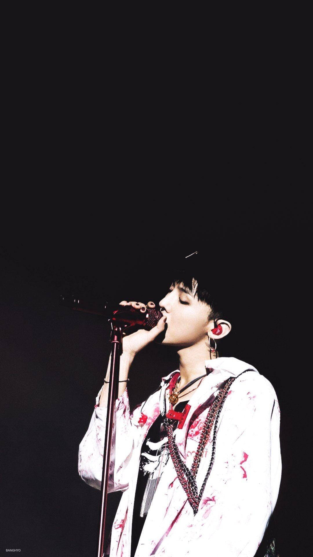 G-dragon, Untitled 2014, microphone, Full HD Phone Wallpaper